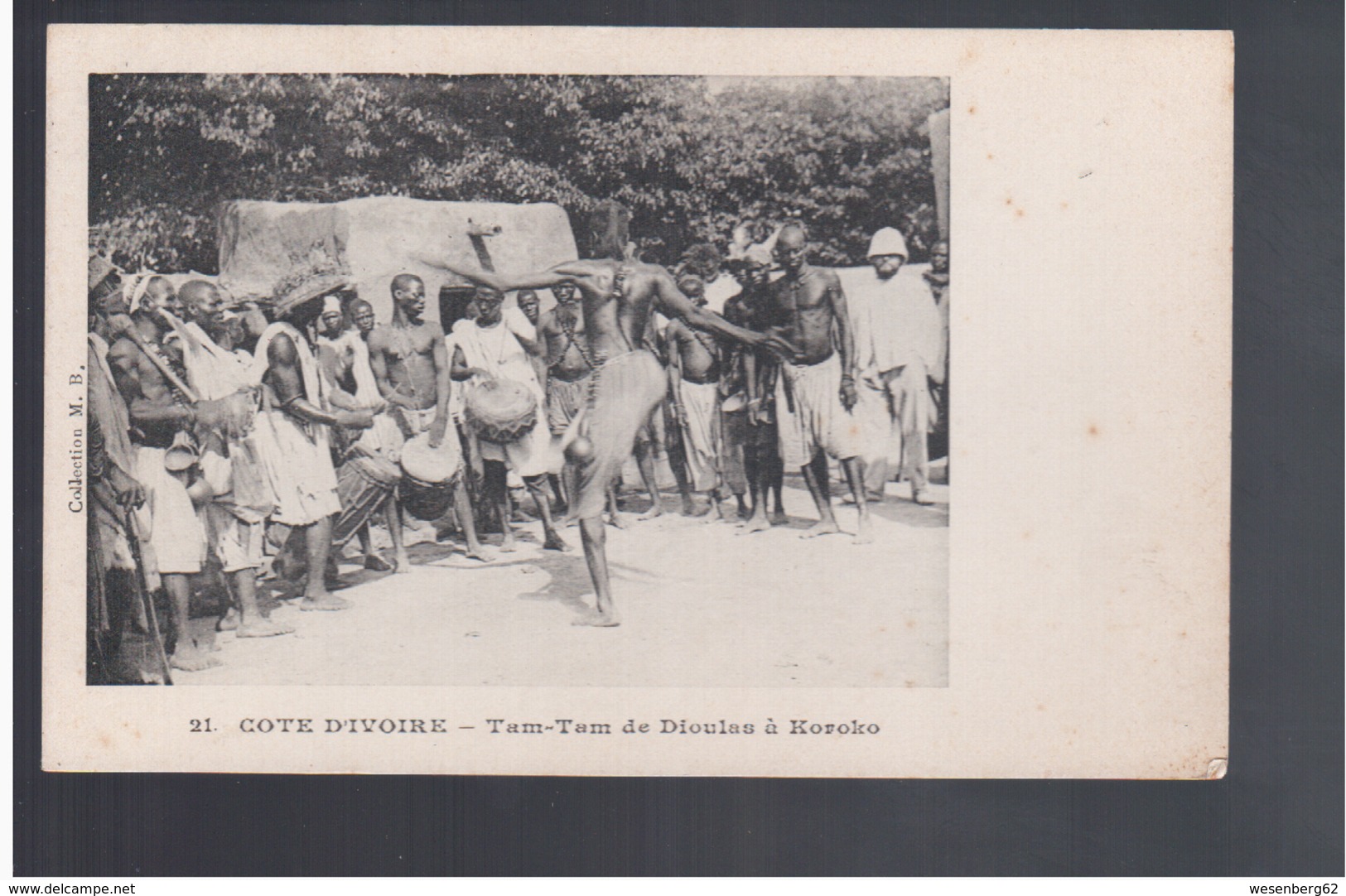 Cote D'Ivoire Tam-Tam De Dioulas à Koroko Ca 1910 Old Postcard - Côte-d'Ivoire