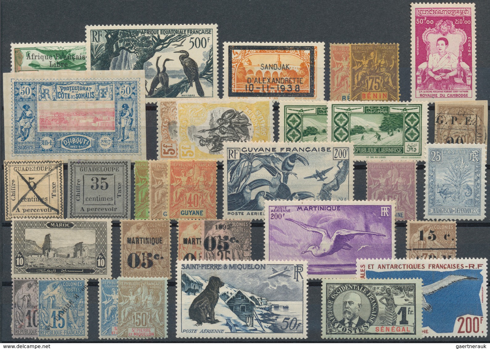 Französische Kolonien: 1860/1950 (ca.), Sophisticated Balance On Stockcards, Comprising Various Coun - Other & Unclassified