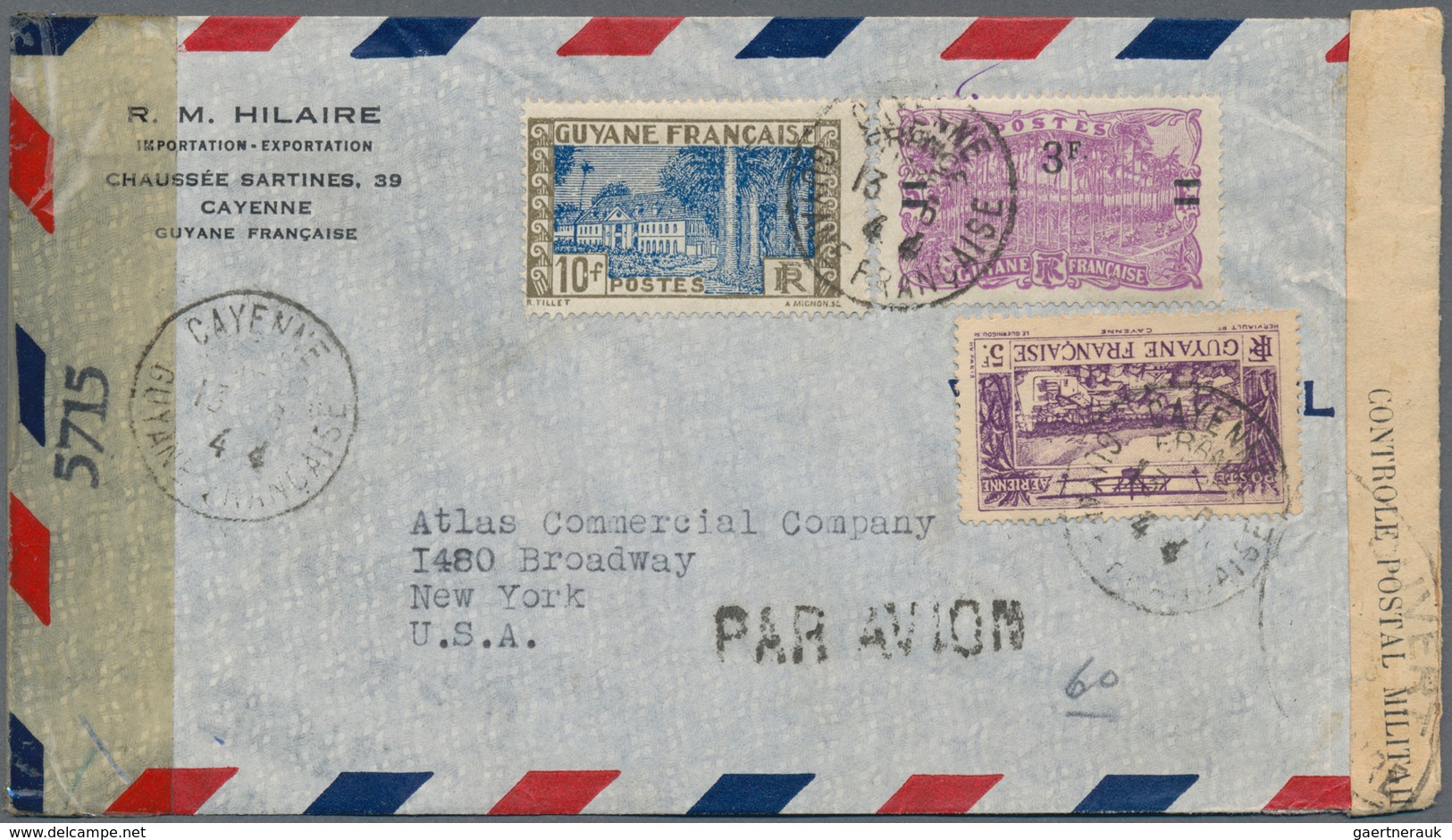 Französische Kolonien: 1939/1945, CENSOR WWII: Valuable Lot With Ca.30 Censored Covers, Comprising M - Autres & Non Classés