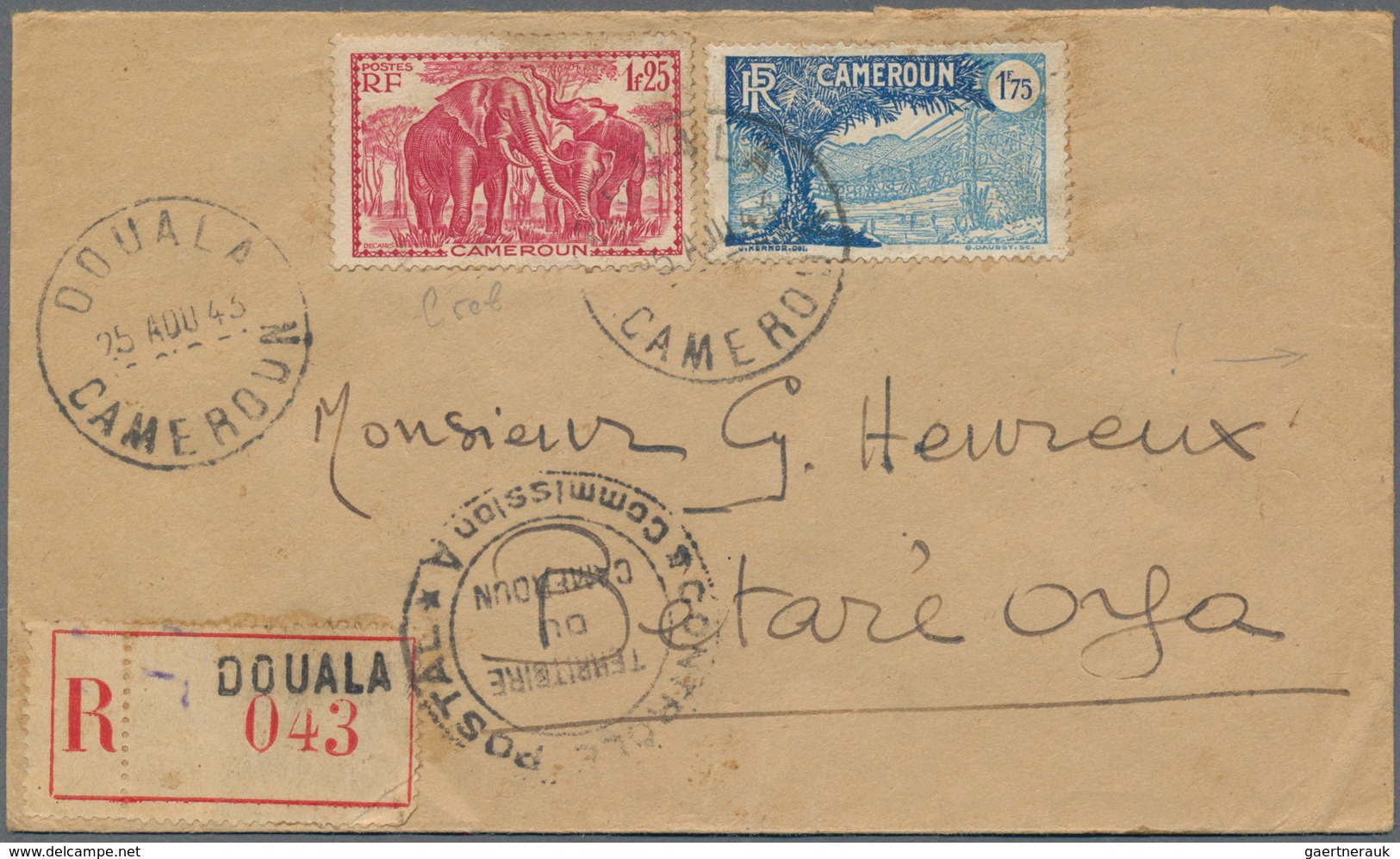 Französische Kolonien: 1939/1945, CENSOR WWII: Valuable Lot With Ca.30 Censored Covers, Comprising M - Autres & Non Classés