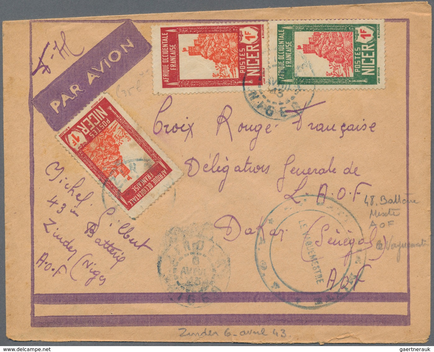 Französische Kolonien: 1939/1945, CENSOR WWII: Valuable Lot With Ca.30 Censored Covers, Comprising M - Sonstige & Ohne Zuordnung