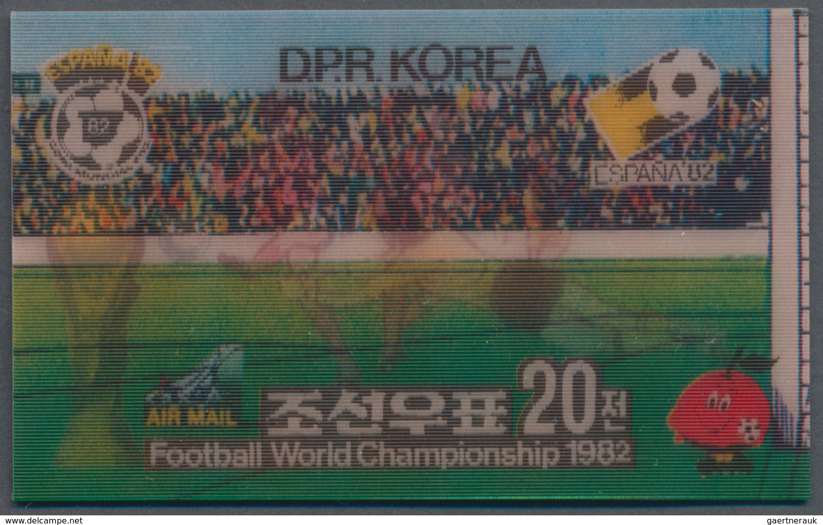 Thematik: Sport-Fußball / Sport-soccer, Football: 1981, Football World Cup 1982, North Korea Investm - Other & Unclassified