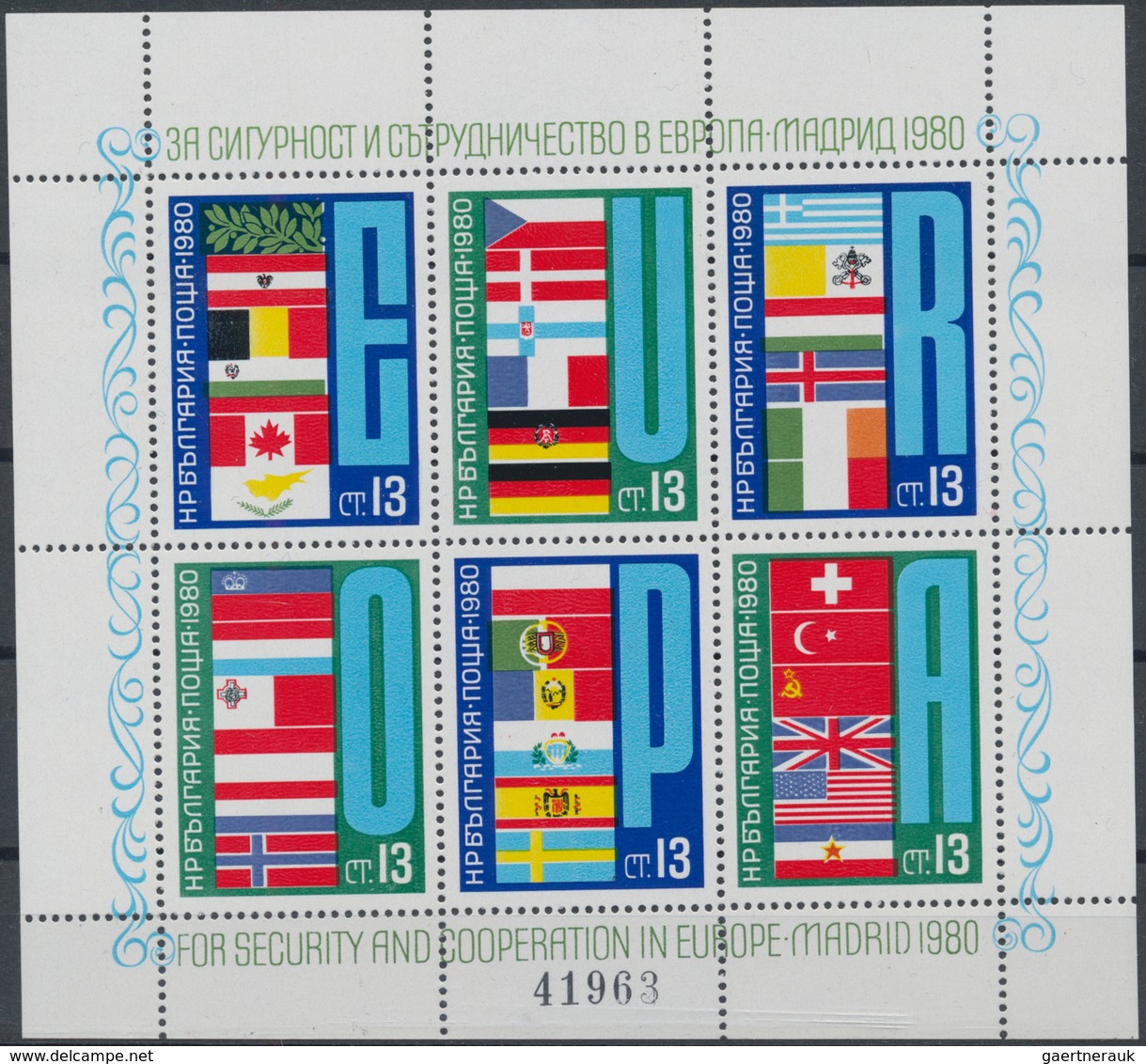 Bulgarien: 1979, Interkosmos, 200 Copies Of The Imperforated Souvenir Sheet MNH. Michel Bl. No. 87, - Neufs