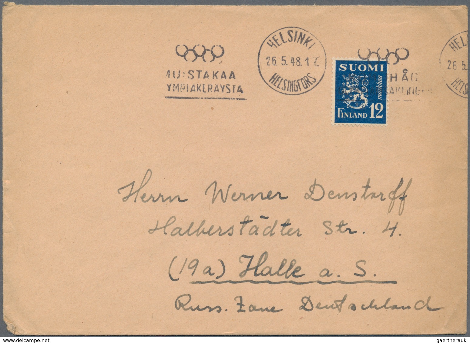 Finnland: 1860/1970, 626 Covers And Cards, Starting With Early Stationeries, Letters And Parcel Card - Briefe U. Dokumente