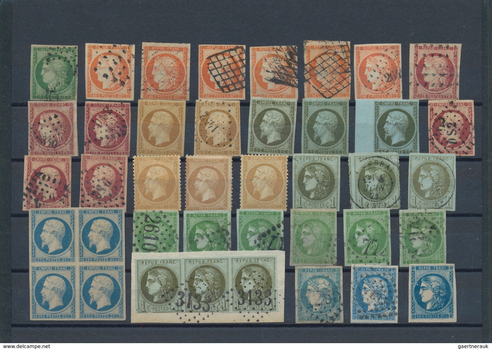 Frankreich: 1849/1980 (ca.), QUI VEUT GAGNER DES MILLIONS? - Tremendous And Extraordinary Stock/accu - Collections