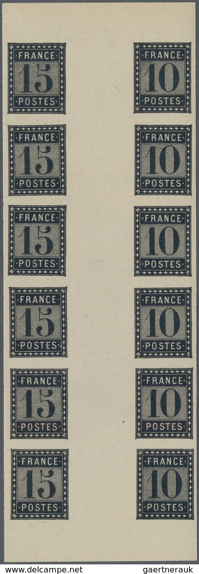 Frankreich: 1849/1980 (ca.), QUI VEUT GAGNER DES MILLIONS? - tremendous and extraordinary stock/accu