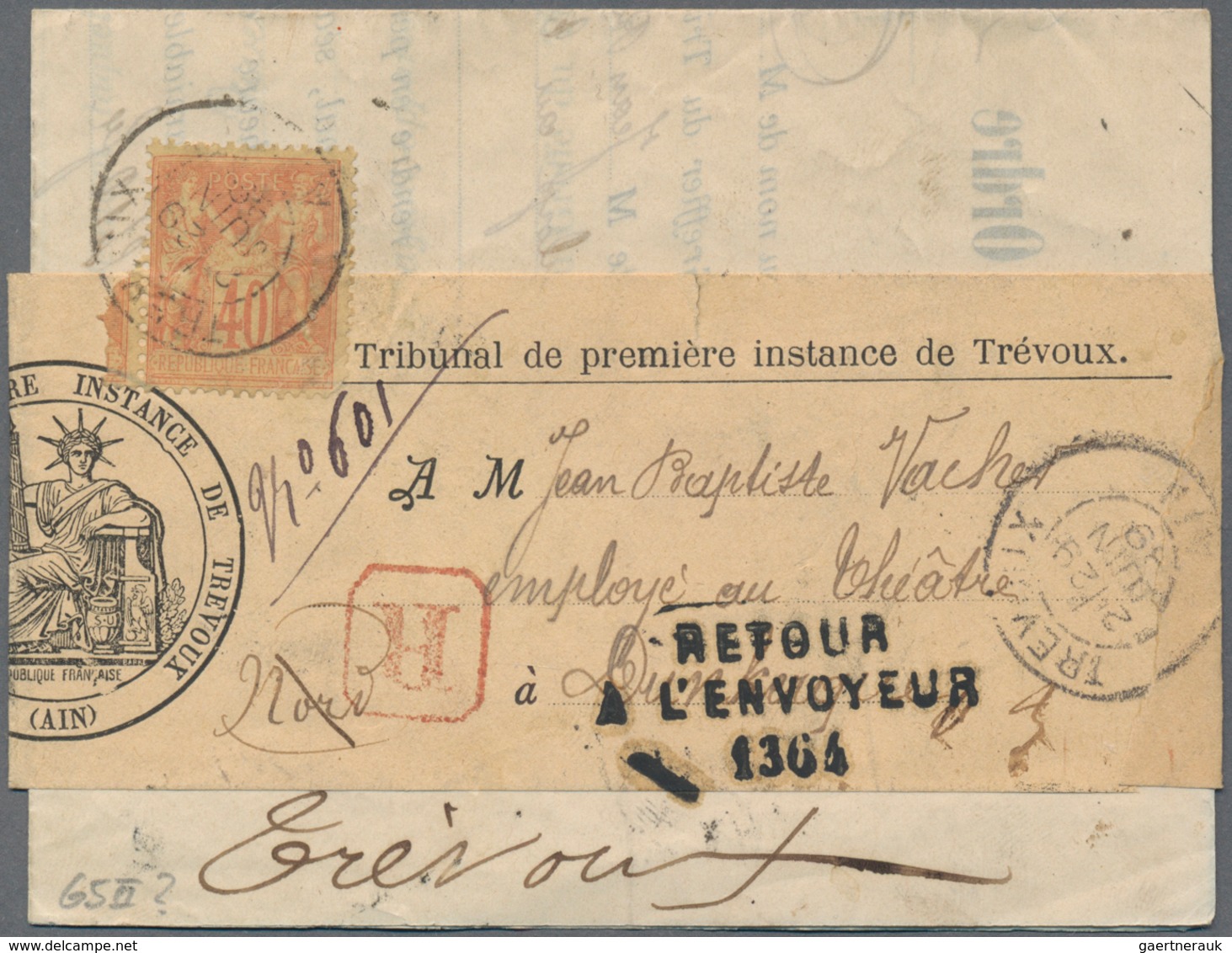 Frankreich: 1860/1970, Box Filled With About 1.040 Covers And Cards Beginning With Some Nice Ceres/N - Collections