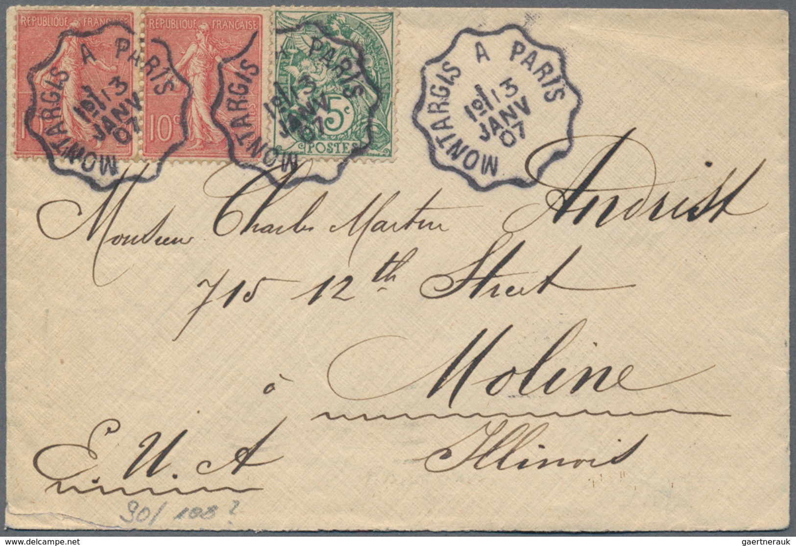 Frankreich: 1860/1970, Box Filled With About 1.040 Covers And Cards Beginning With Some Nice Ceres/N - Collections