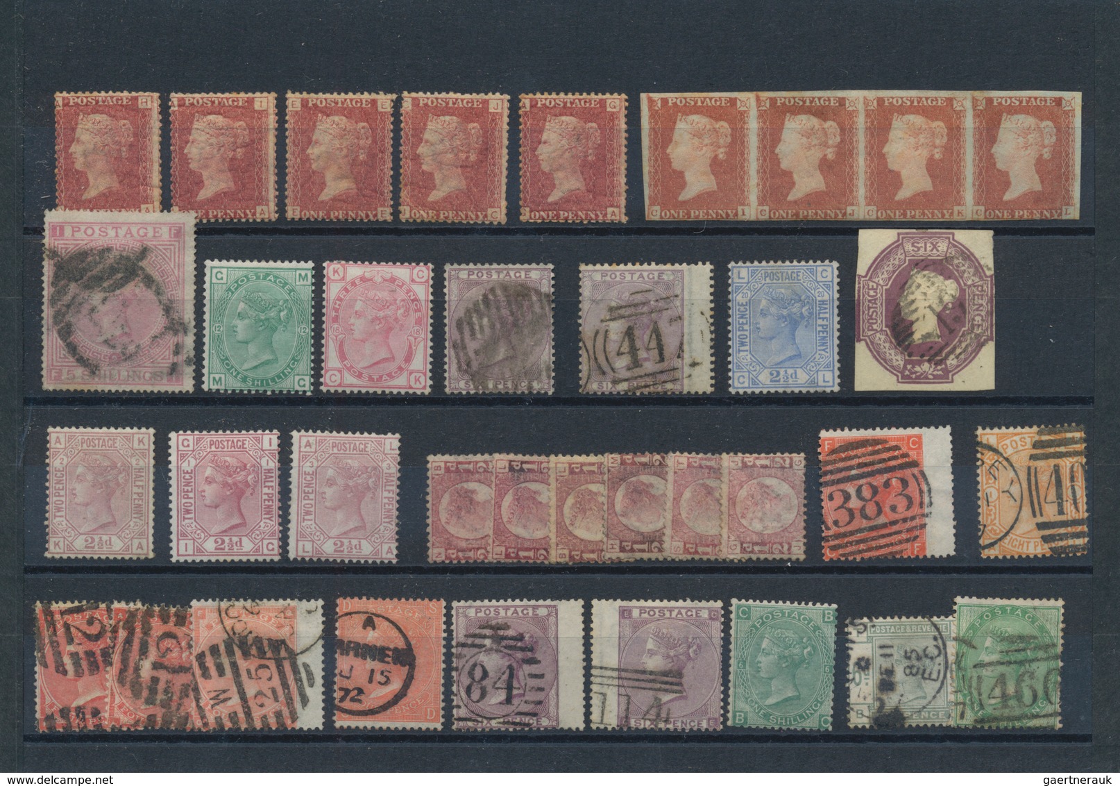 Großbritannien: 1840/1930 (ca.), Used And Mint Accumulation On Stockcards With Plenty Of Material, B - Autres & Non Classés