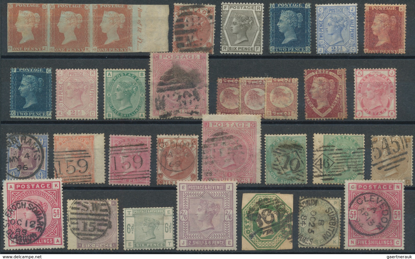 Großbritannien: 1841/1930 (ca.), Used And Mint Accumulation On Stockcards With Plenty Of Material, B - Other & Unclassified