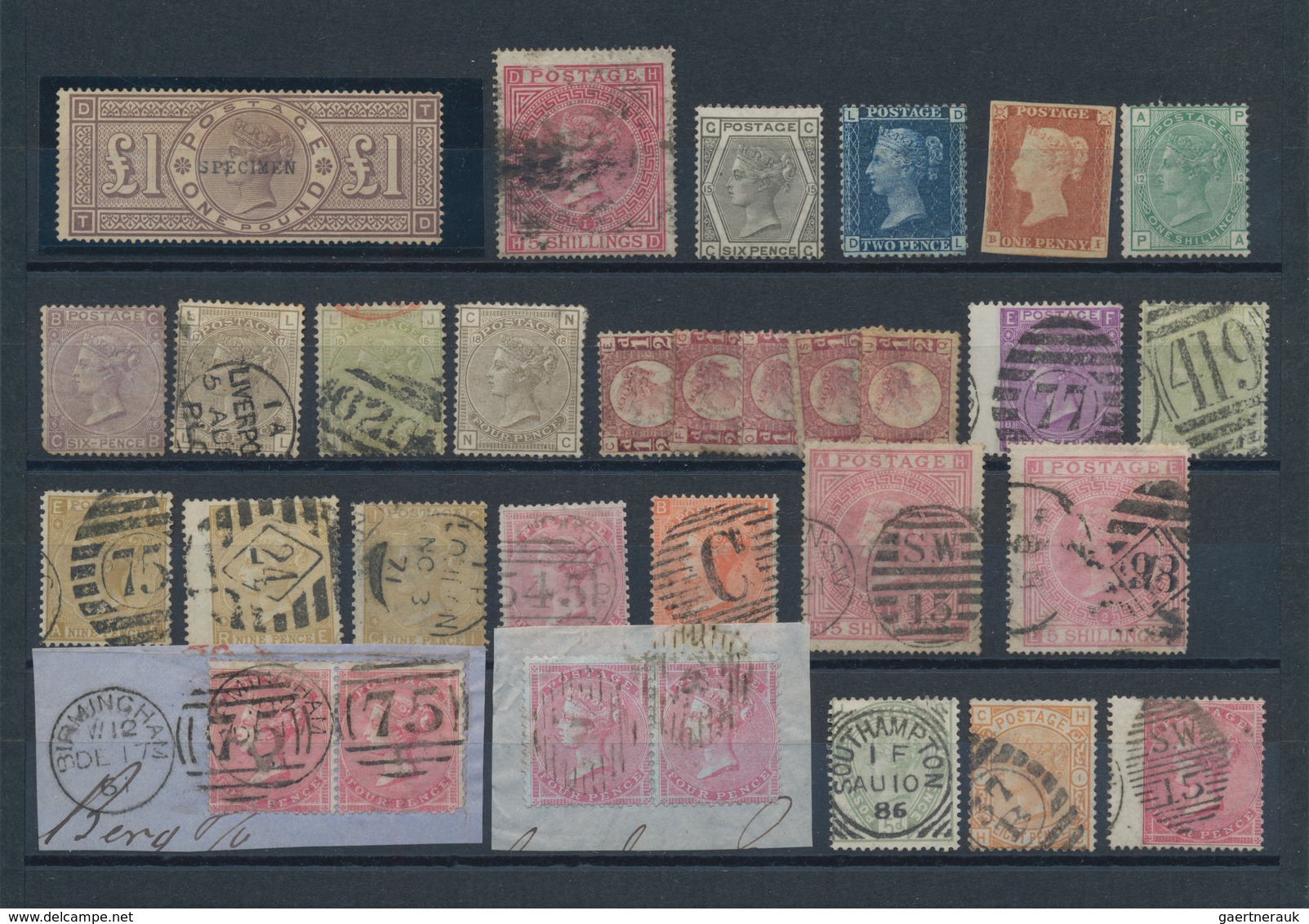 Großbritannien: 1841/1930 (ca.), Used And Mint Accumulation On Stockcards With Plenty Of Material, B - Other & Unclassified