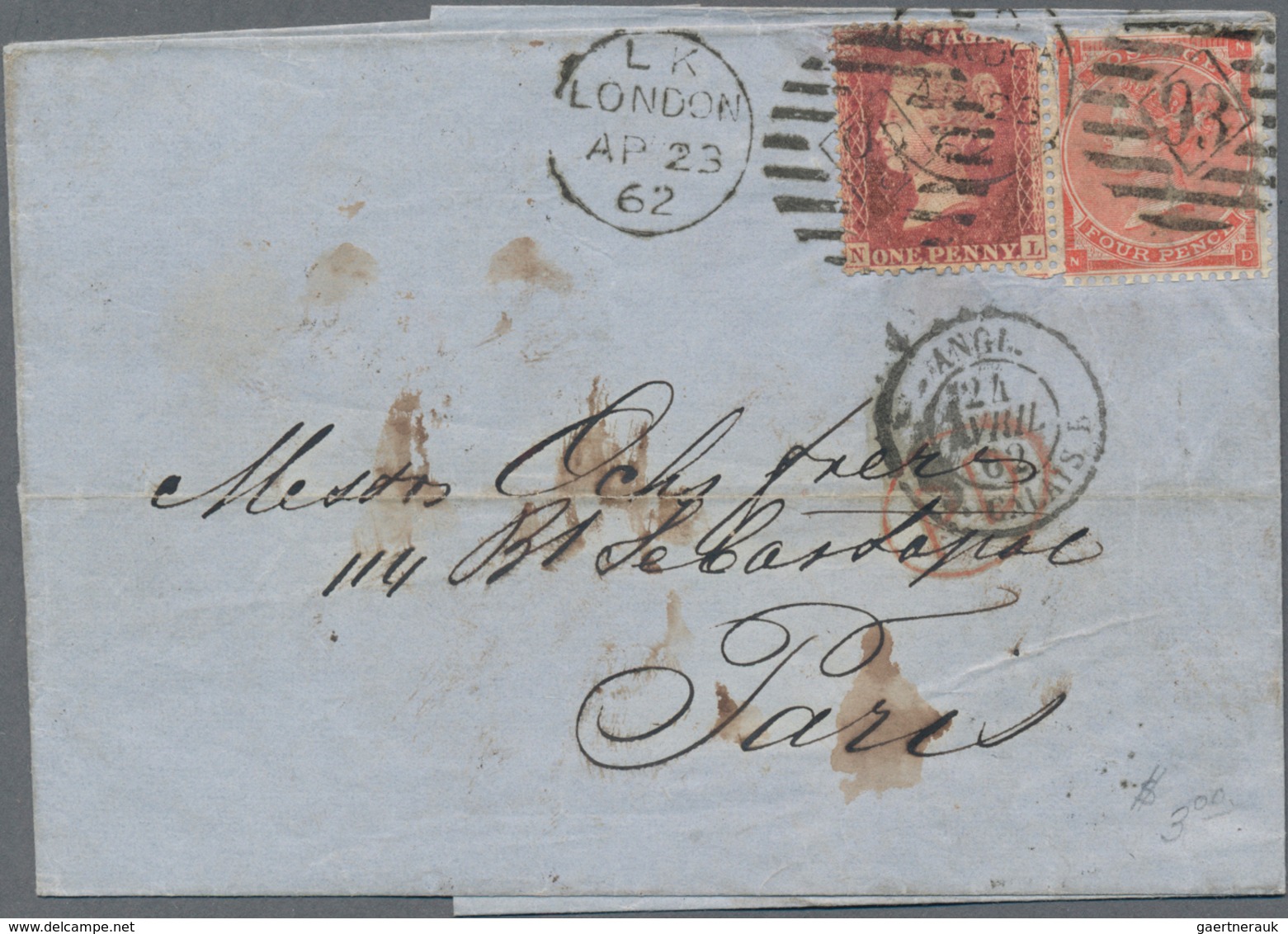 Großbritannien: 1842/1980, Recommendable Lot Of 720 Covers And Cards, Many Of Them Covering The Time - Autres & Non Classés