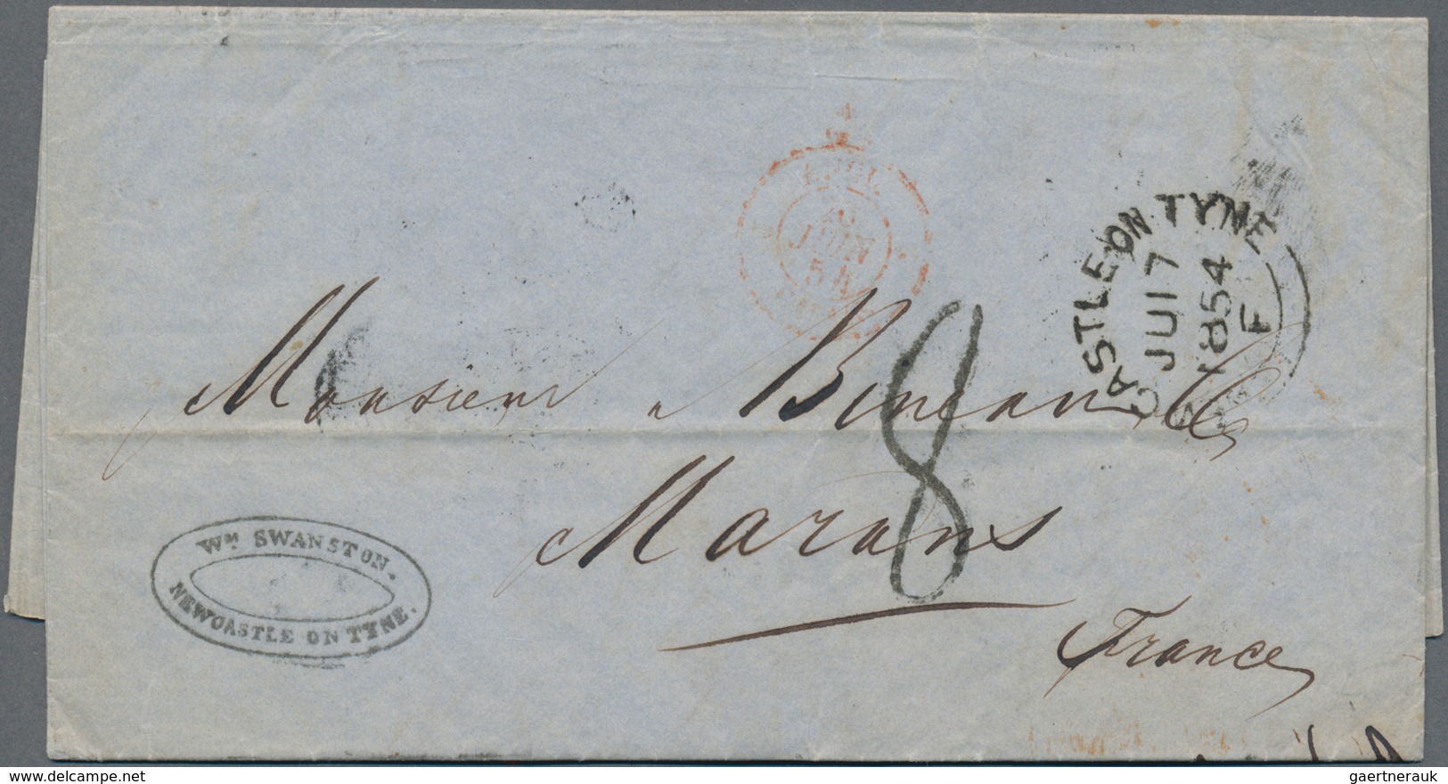 Großbritannien: 1842/1980, Recommendable Lot Of About 600 Covers And Cards, Many Of Them Covering Th - Autres & Non Classés