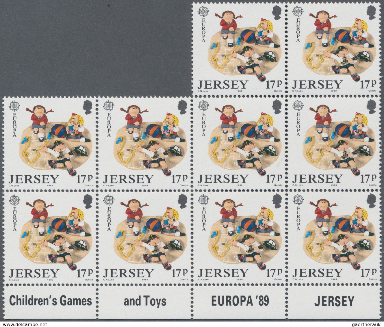 Großbritannien - Kanalinseln: 1978/1997 (ca.), accumulation of Jersey, Guernsey and Isle of Man with
