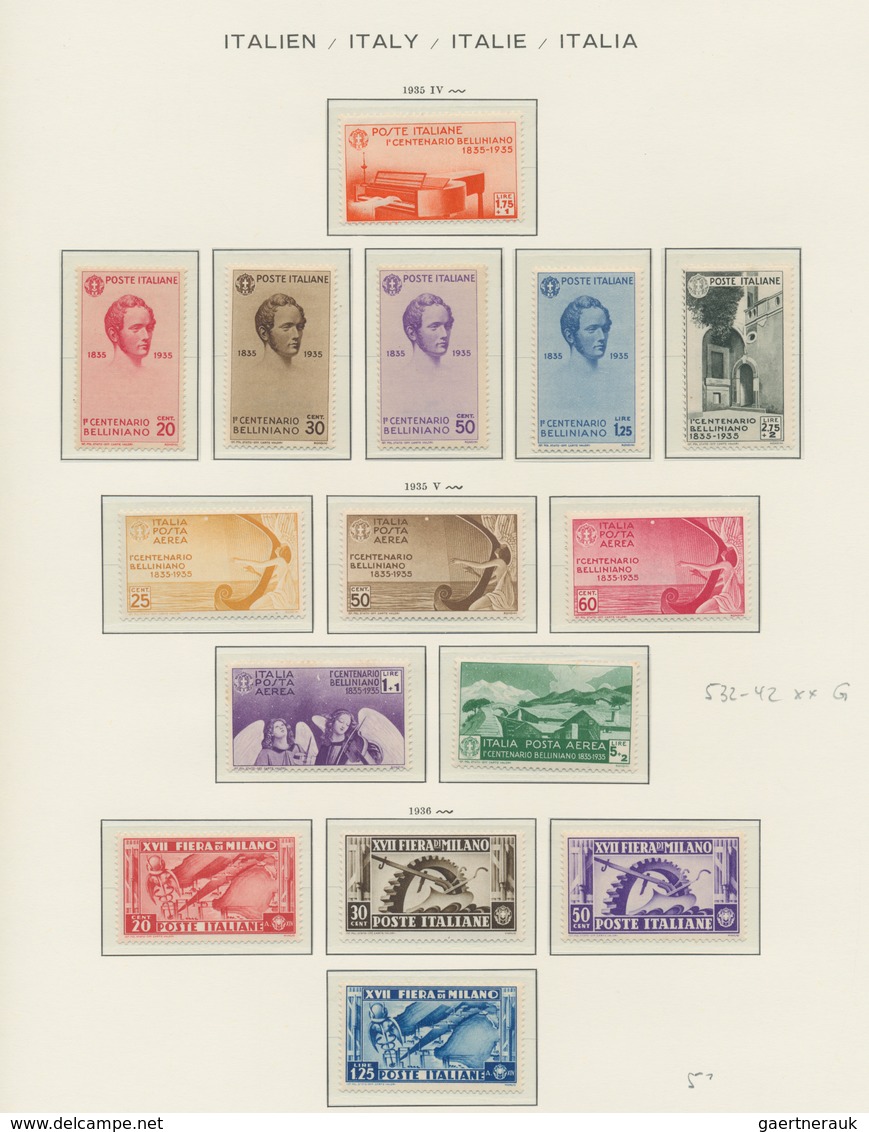 Italien: 1861/1996 Ca., Comprehensive Collection In 3 Schaubek Binders, Starting In The Classic Era - Collections