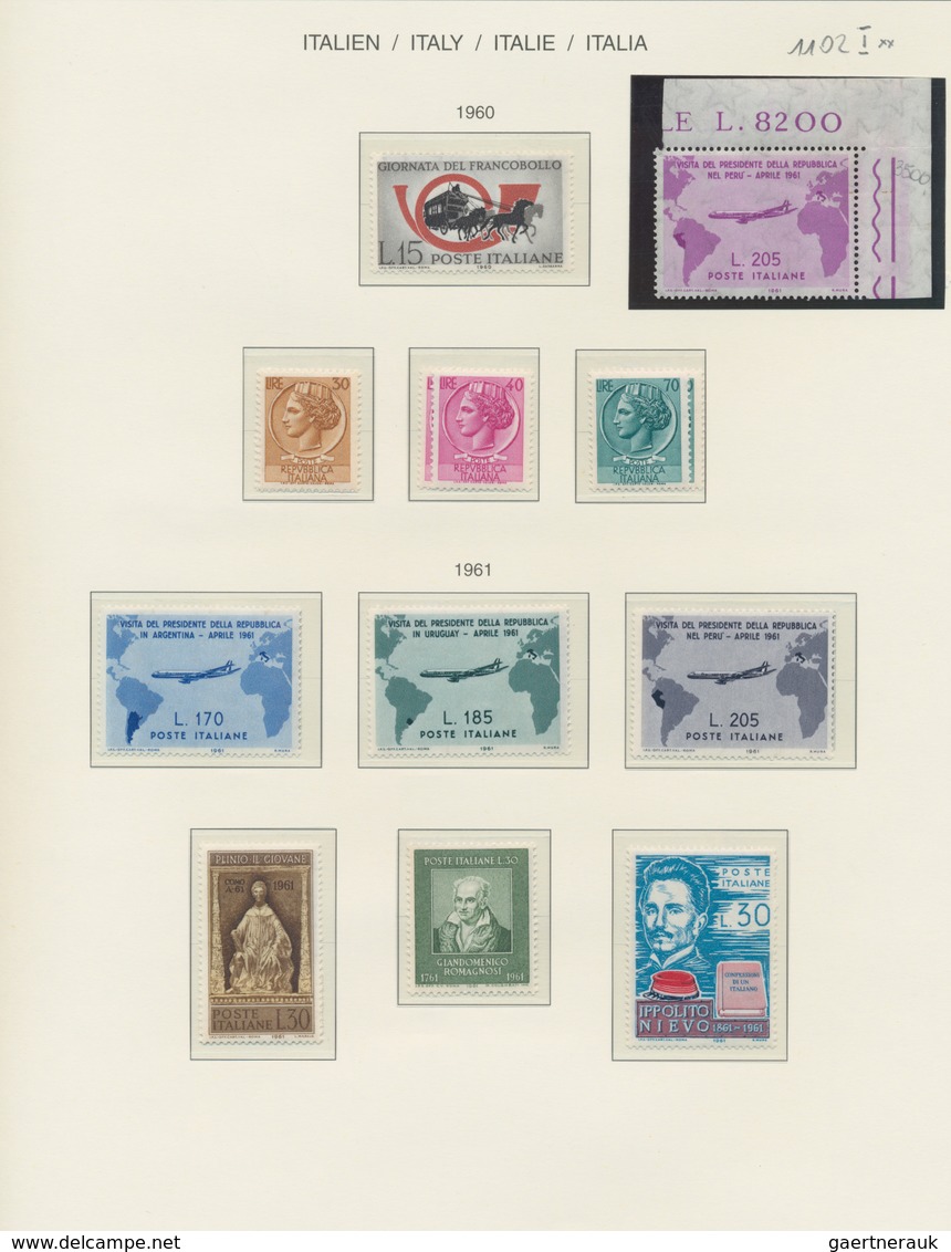 Italien: 1861/1996 Ca., Comprehensive Collection In 3 Schaubek Binders, Starting In The Classic Era - Collections
