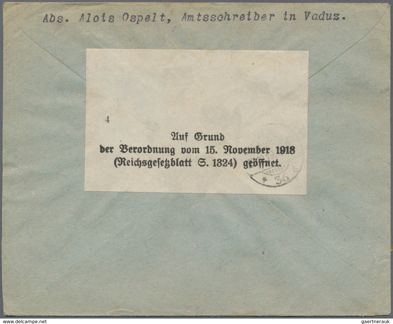 Liechtenstein: 1917, Freimarken Wappen Und Fürst Johann II., Kompletter Satz Von 6 Werten Auf 22 R-B - Collections