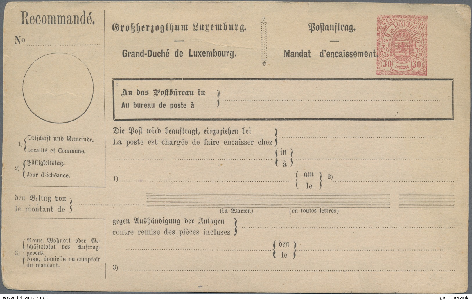 Luxemburg: 1900/1980, Extensive Accumulation Of About 970 Covers And Cards Containing Many Stationer - Other & Unclassified