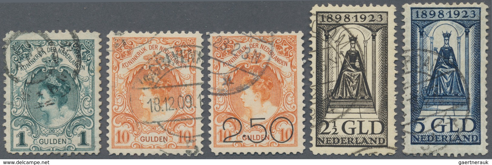 Niederlande: 1852/1934, Comprehensive And Almost Complete Used Collection On Pages, Comprising Many - Autres & Non Classés