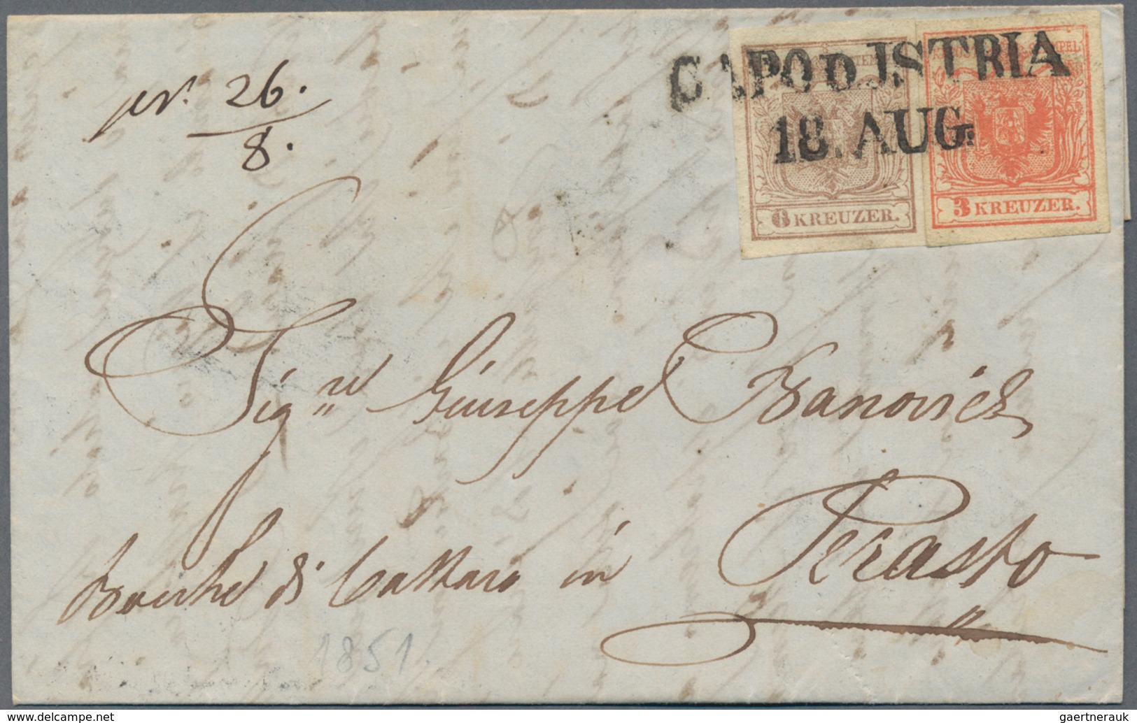 Österreich: 1809/1880 Ca., Sehr Interessantes Konvolut Mit Ca.80 Belegen, Dabei Hauptsächlich Post A - Collections