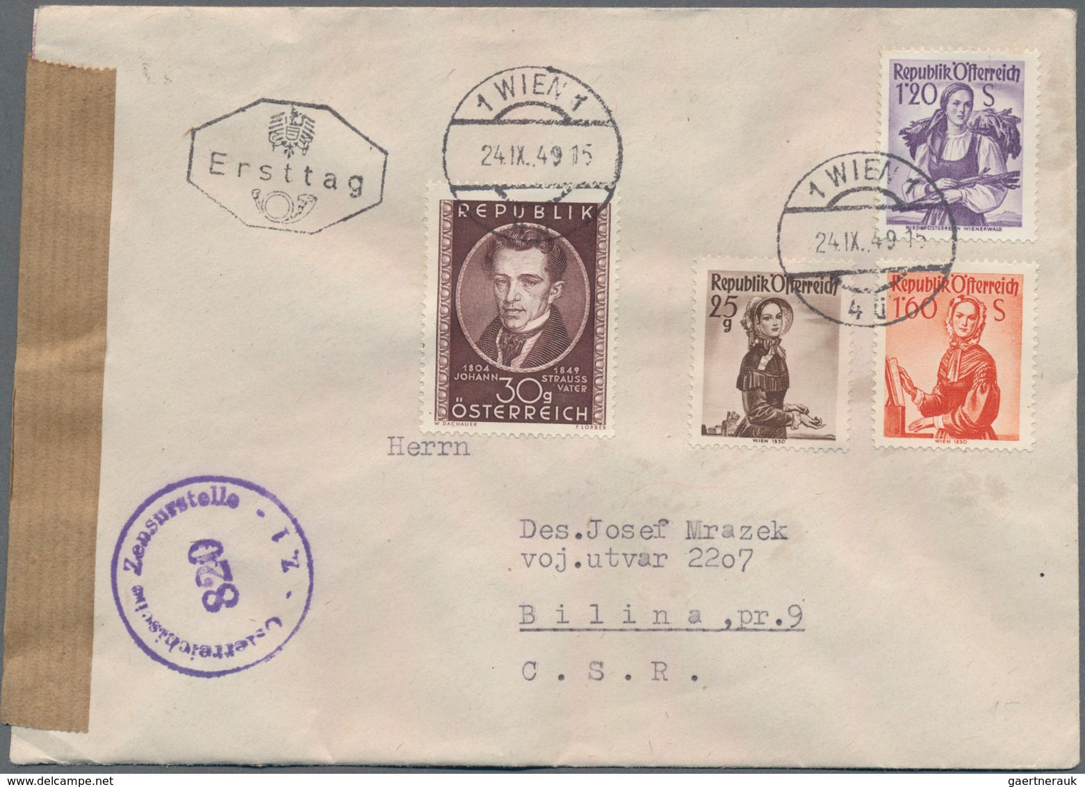 Österreich: 1945-1965, Leitz Ordner Gefüllt Mit FDC Aus Dem Genanntem Zeitraum, Dabei Auch Komplette - Collections