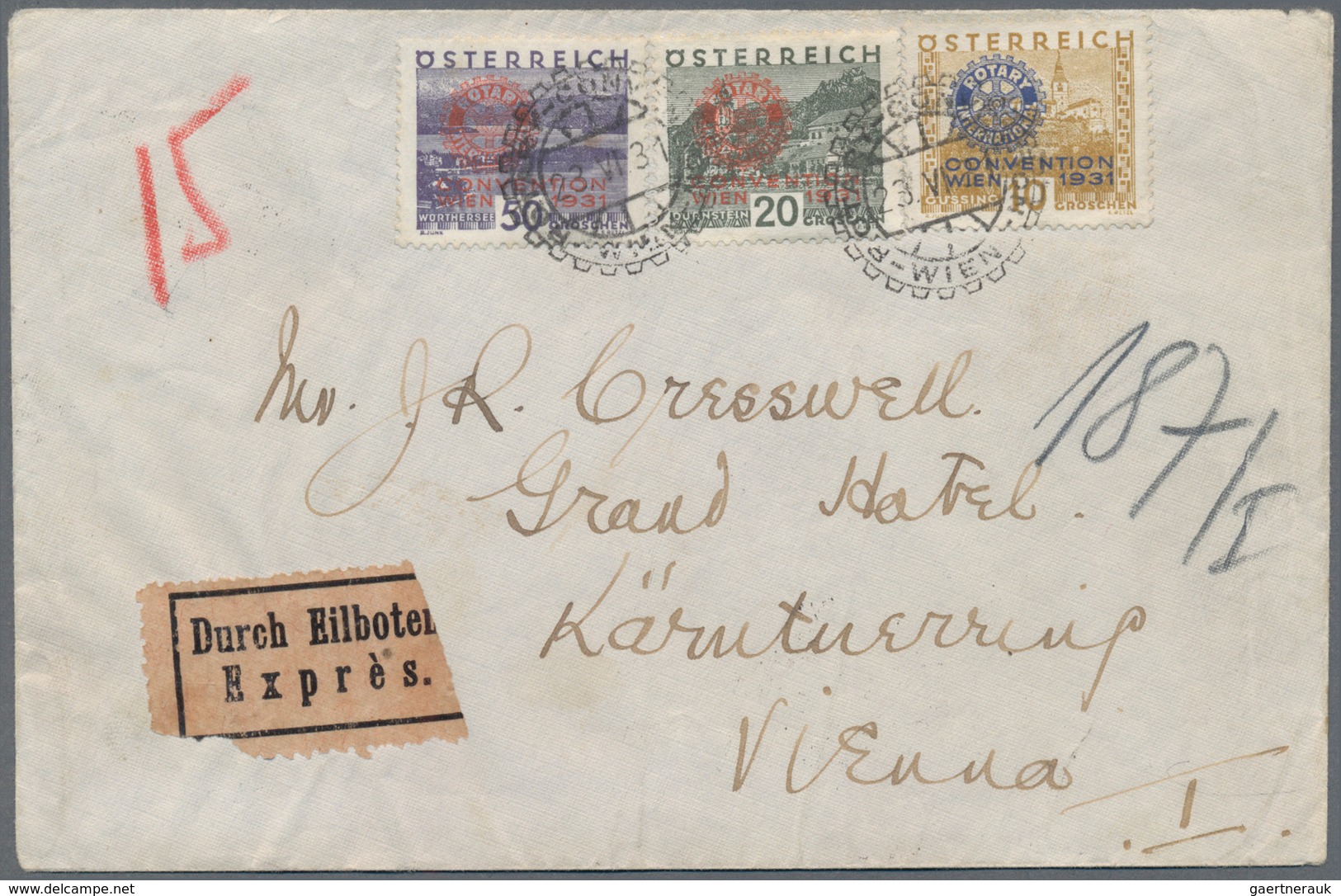 Österreich: 1853/1931, Interessantes Konvolut Mit Ca.20 Belegen Sowie Mehreren Marken Und Briefstück - Collections