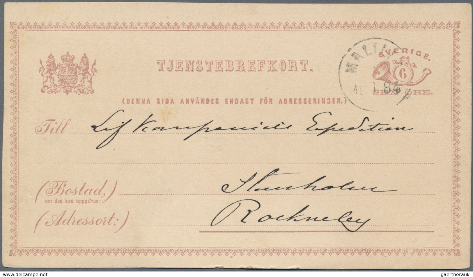 Schweden: 1831/1980, Very Contrasting Lot Of 520 Letters And Cards Beginning With Two Pre Philatelic - Lettres & Documents