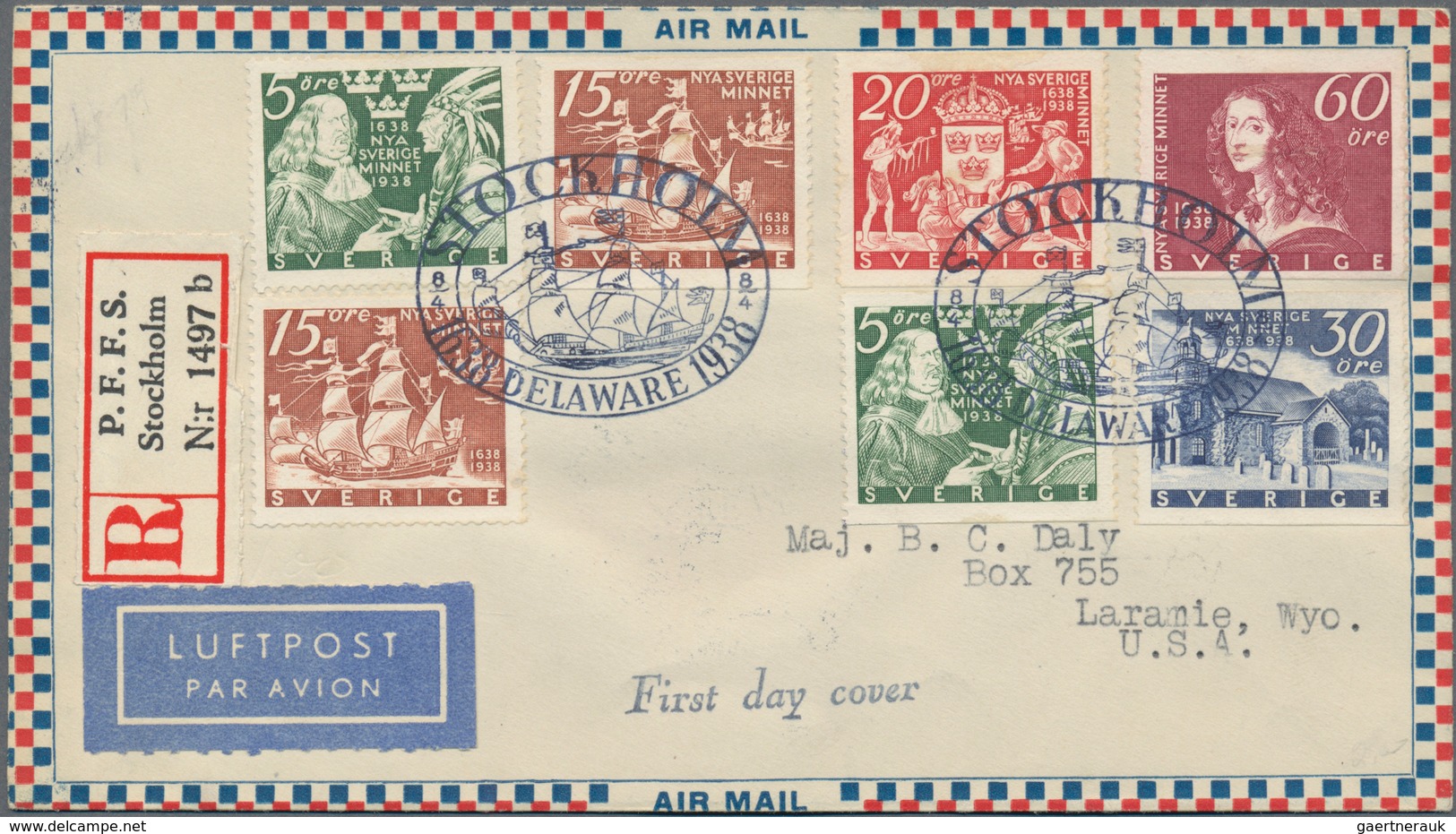 Schweden: 1831/1980, very contrasting lot of 520 letters and cards beginning with two pre philatelic