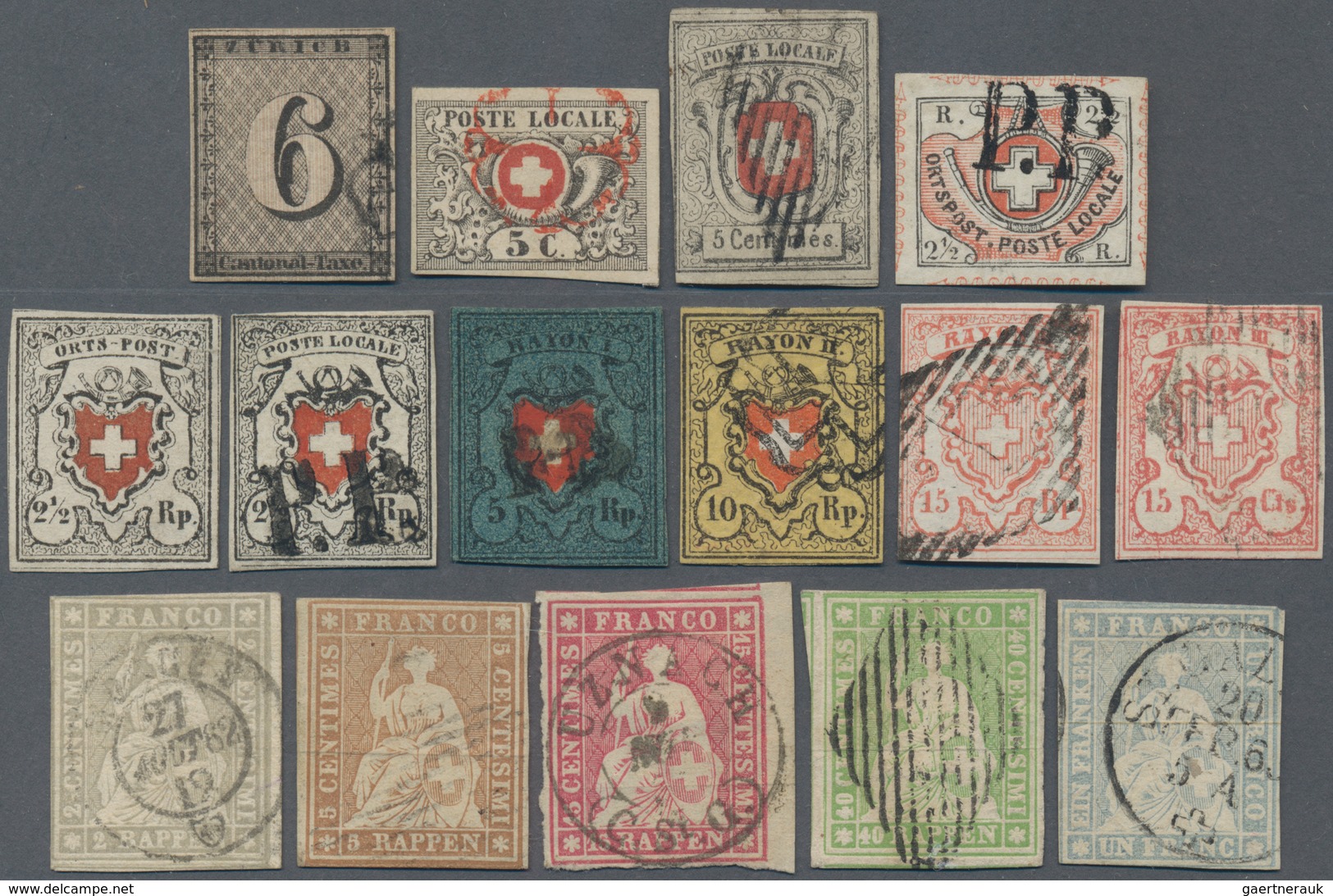 Schweiz: 1843-2007: Umfangreiche Sammlung Der Schweizerischen Marken In 9 Alben/Steckbüchern, Anfang - Collections