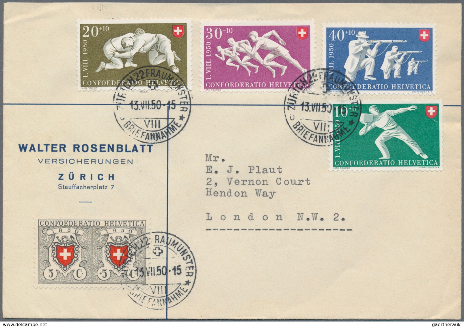 Schweiz: 1945-Moderne: Rund 190 Briefe, Postkarten, FDCs, Sammel- Und Faltblätter Etc., Dabei Auch B - Lotes/Colecciones