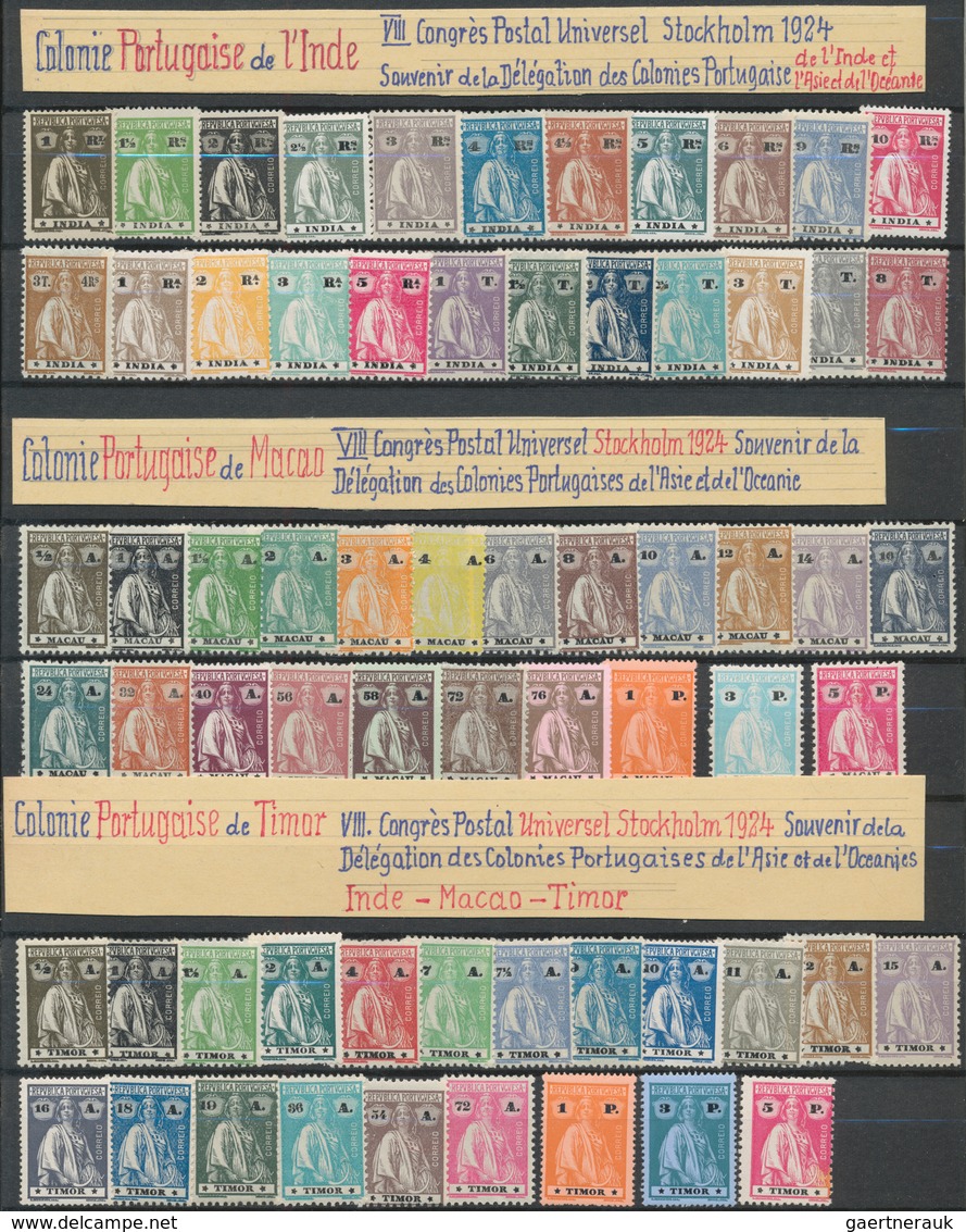 Spanien: 1920-1950, Zumeist Postfrische Partie Mit Guten Serien (z.T. Mehrfach) Dabei 100 J. Briefma - Neufs