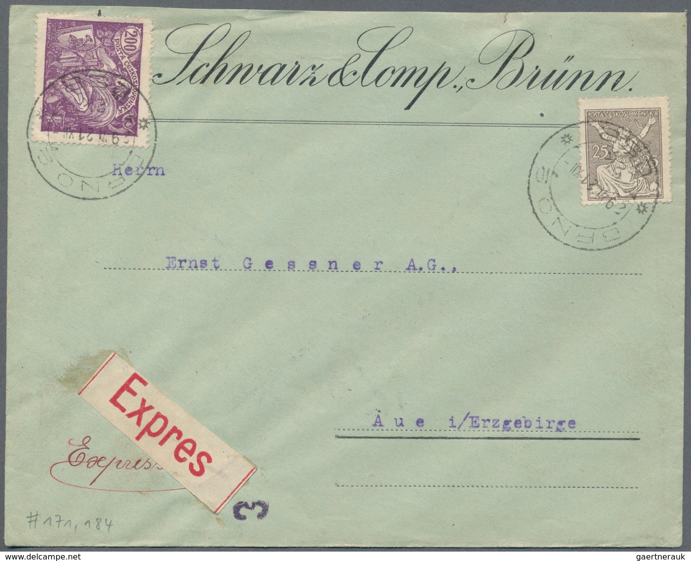 Tschechoslowakei: 1919/1986, Large Lot Of 898 Covers And Cards Containg Airmal, Hradschin Issues, Re - Covers & Documents