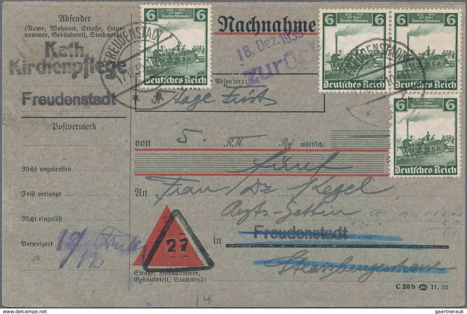 Deutschland: 1900/1945, Umfangreiche Zusammenstellung Von Ca. 800 Briefen, Karten Aus Allem Bereiche - Sammlungen