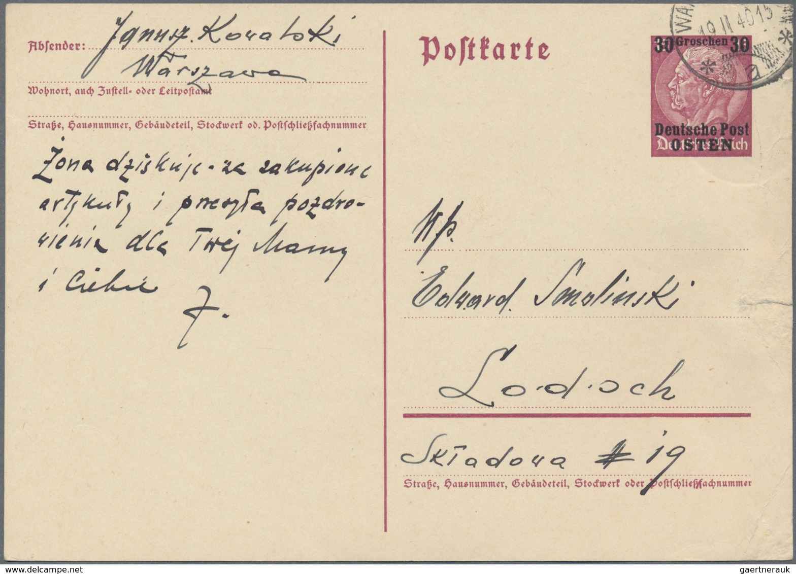 Deutschland: 1875 - 1938 (ca.), Posten Von 60 Zumeist Deutschen Belegen Im Album, Dabei Memel, Obers - Collections