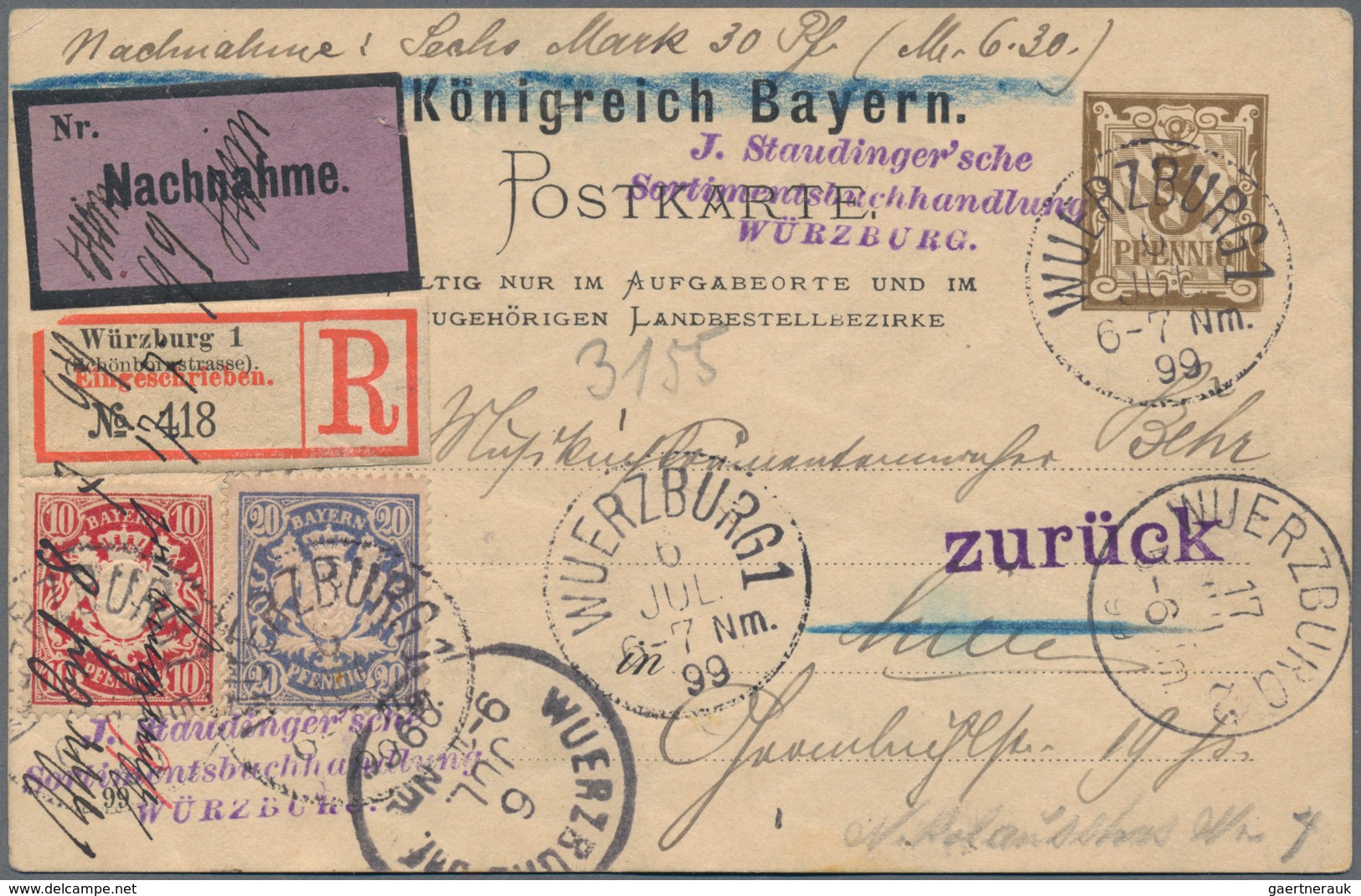 Deutschland: 1860-1960, Karton Mit Sicher über 1.000 Briefen Und Belegen Ab Vorphila, Dabei Netter T - Collections