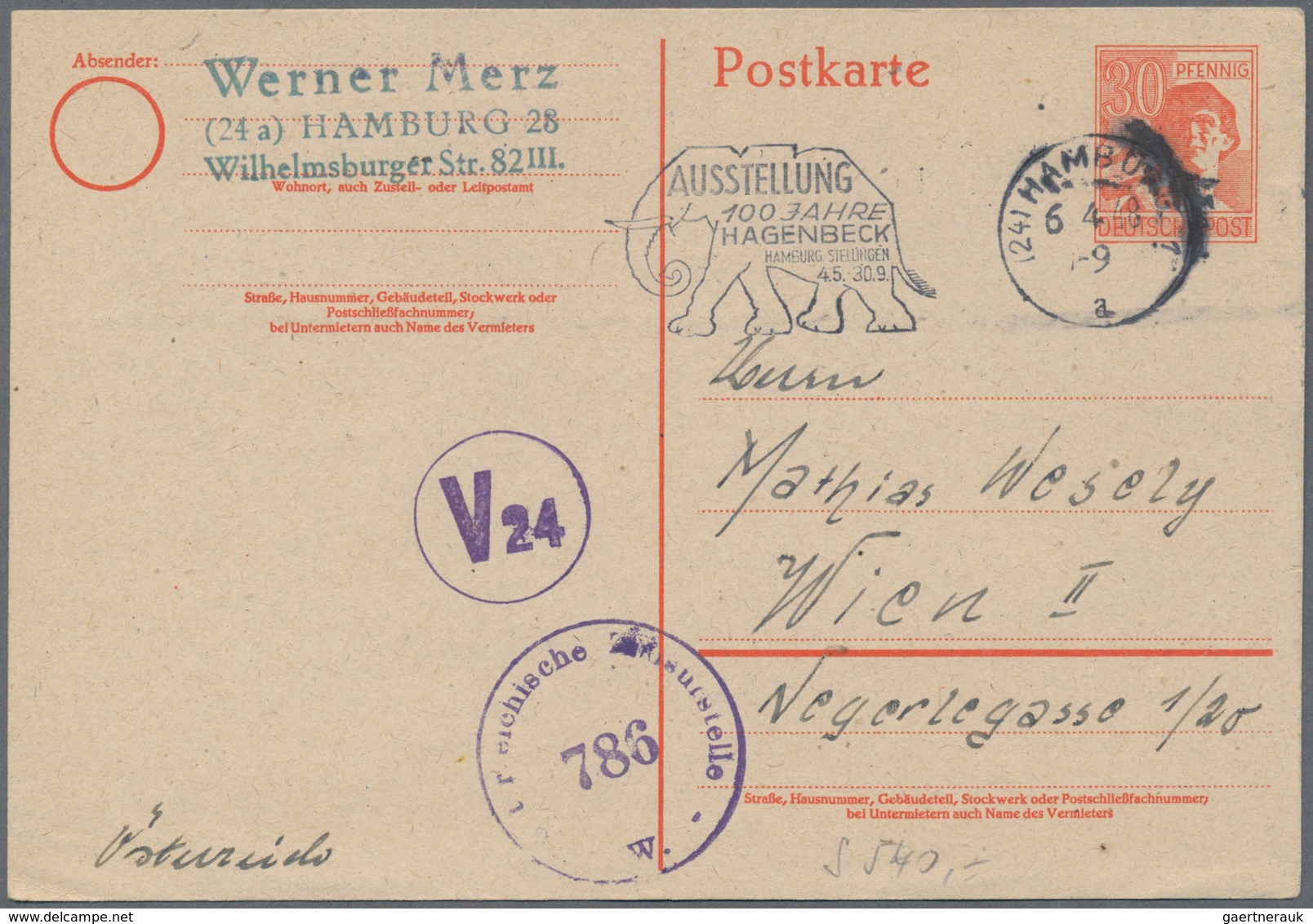 Deutschland: 1928 - 1960 (ca.), Posten Von über 50 Belegen, Dabei Zensuren, Luftposte, Besatzungszon - Collections
