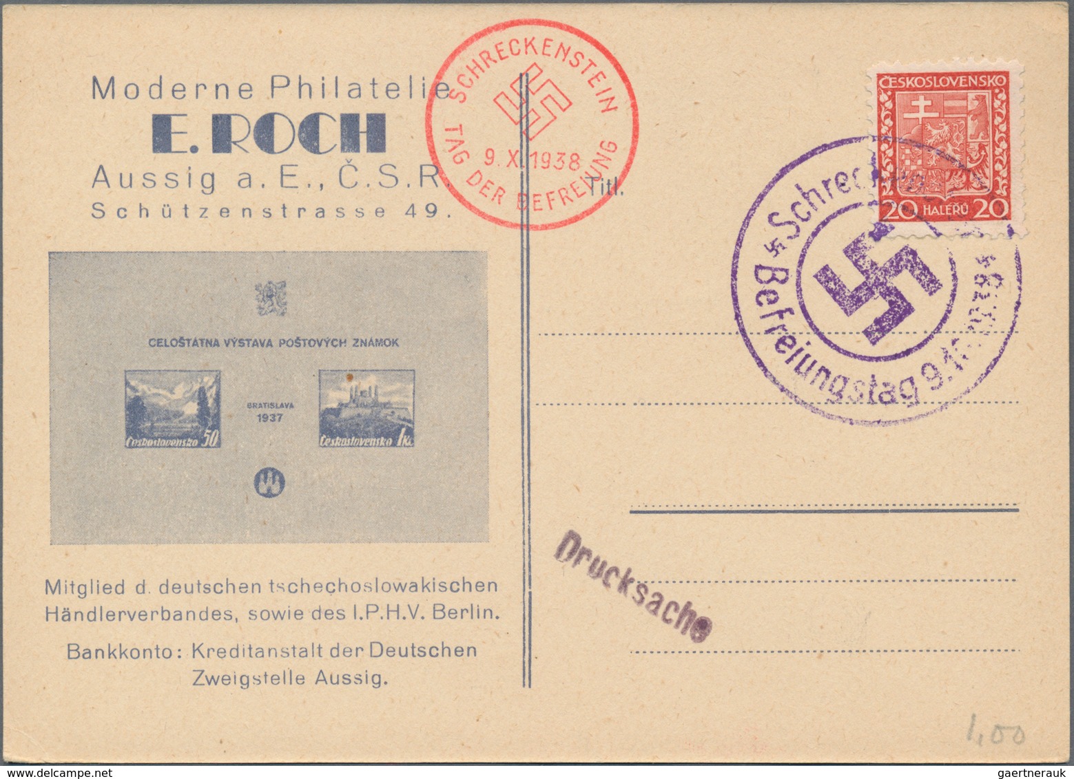 Deutschland: 1880/1960, Kleiner Nachlass Von Insgesamt über 130 Belegen, Meist Nach Dänemark Adressi - Sammlungen