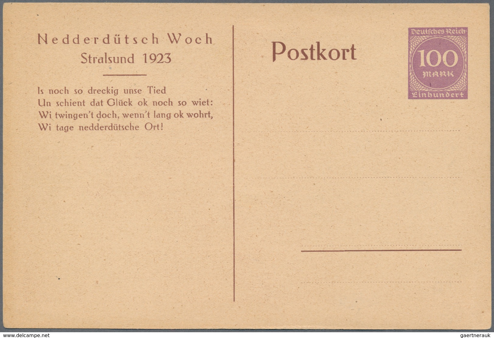 Deutschland - Ganzsachen: 1906 - 1943 (ca.), Posten Von über 70 Privatganzsachen Zu Unterschiedlichs - Collections