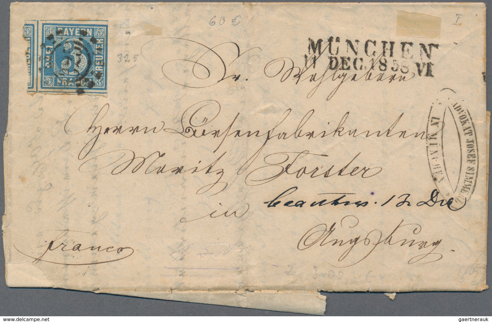 Altdeutschland: 1815/1920, Schöner Posten Von Ca. 90 Belegen Der Altdeutschen Gebiete Von Baden Bis - Collections