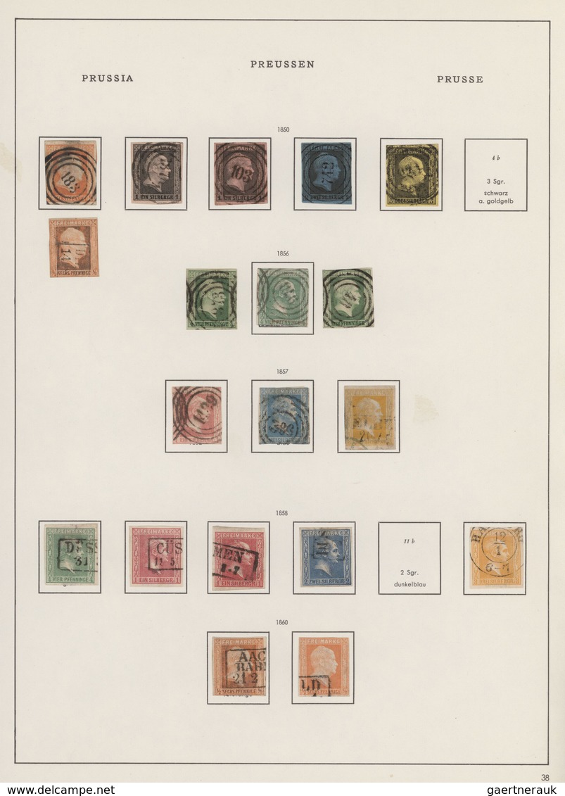 Altdeutschland: 1852 - 1867 (ca.), Kleiner Sammlungsposten Von Bergedorf Bis Norddeutscher Postbezir - Colecciones