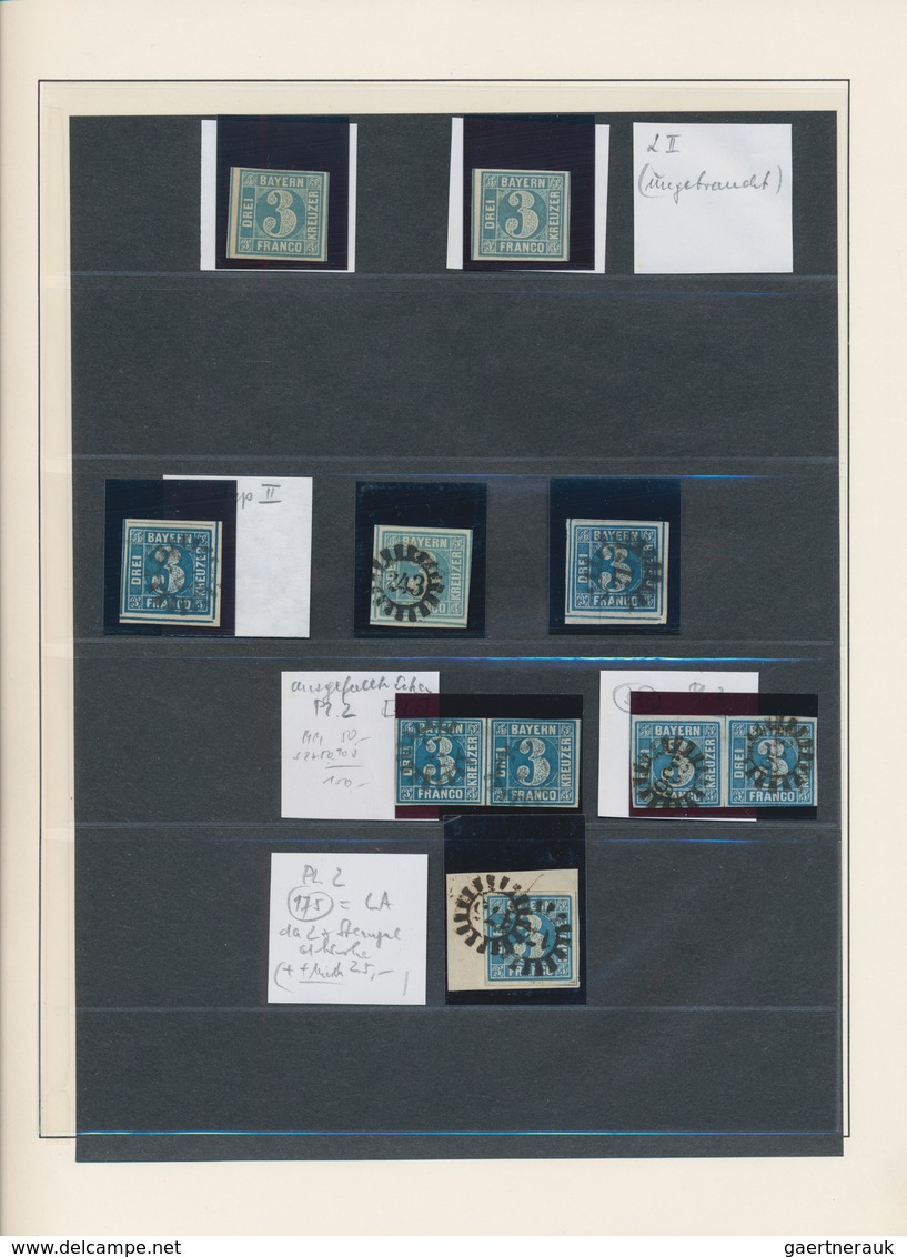Bayern - Marken Und Briefe: 1849 - 1920, Umfassende Spezialisiert/mehrfach Zusammengetragene Sammlun - Other & Unclassified