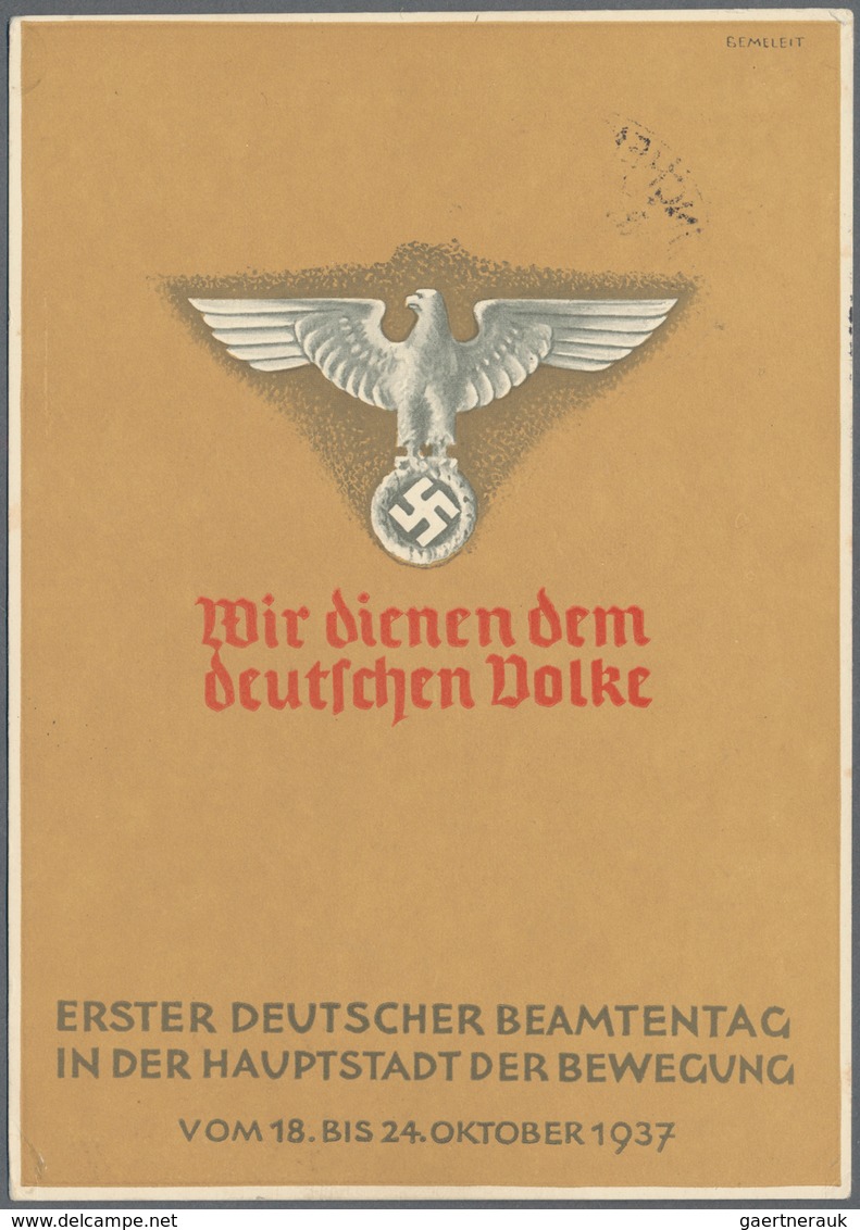 Bayern - Ganzsachen: 1925 - 1939, Posten Von über 60 Privatganzsachen, Ungebraucht, Gestempelt Und G - Autres & Non Classés