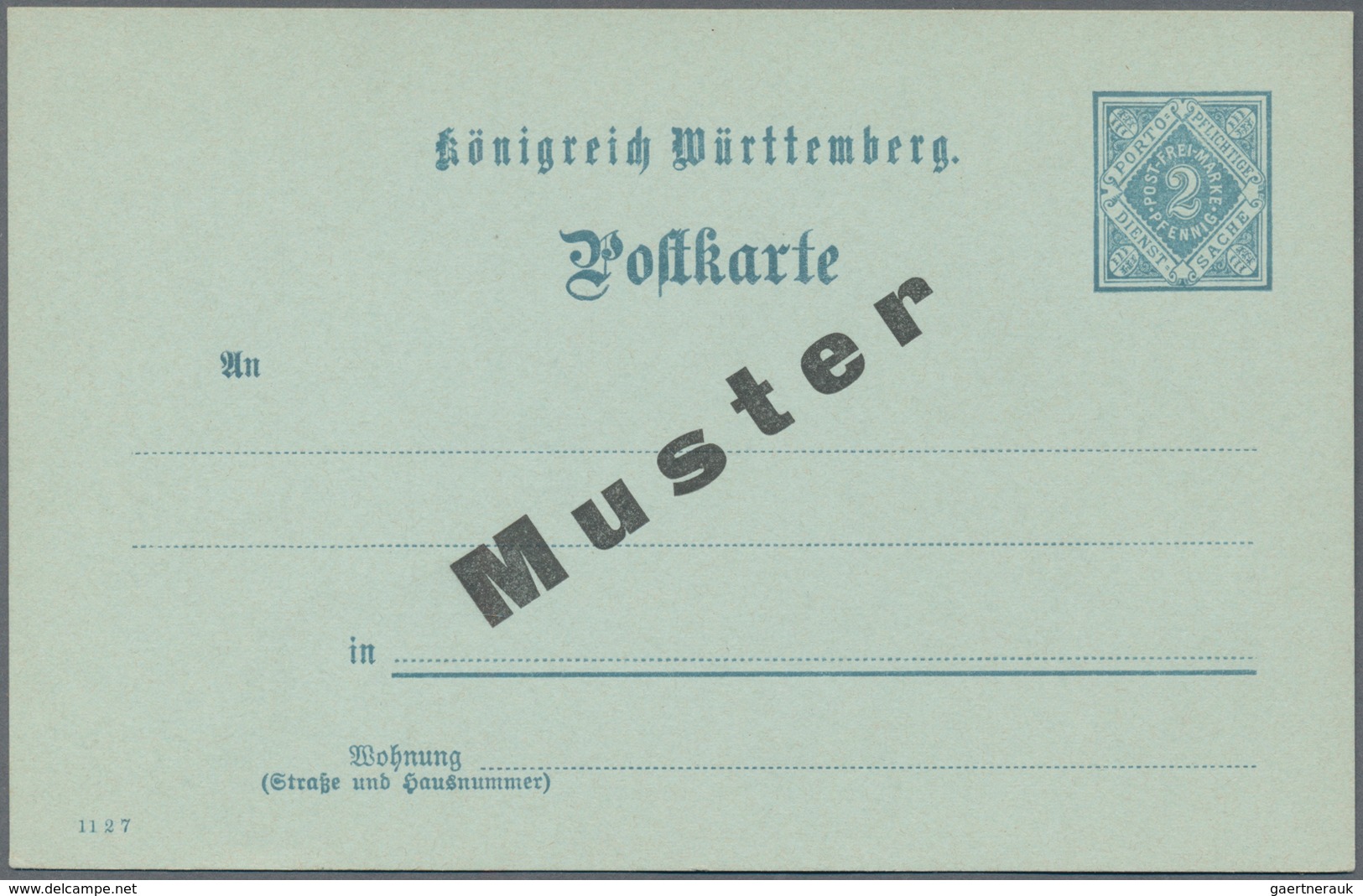 Württemberg - Ganzsachen: 1865/1920, Posten Mit über 1.000 Gebrauchten Und Ungebrauchten Ganzsachenk - Autres & Non Classés
