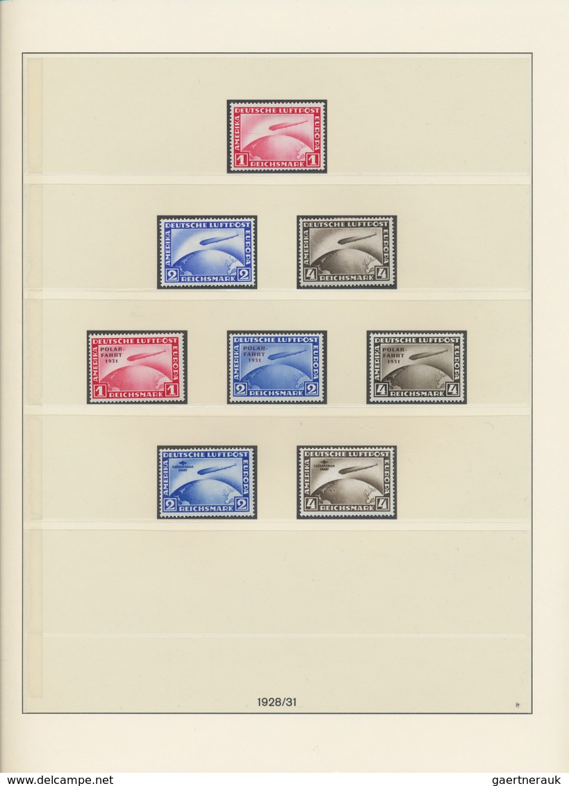 Deutsches Reich: 1872/1945, Ungebrauchte/postfrische Sammlung Von Brustschilde Bis III.Reich In Zwei - Collections