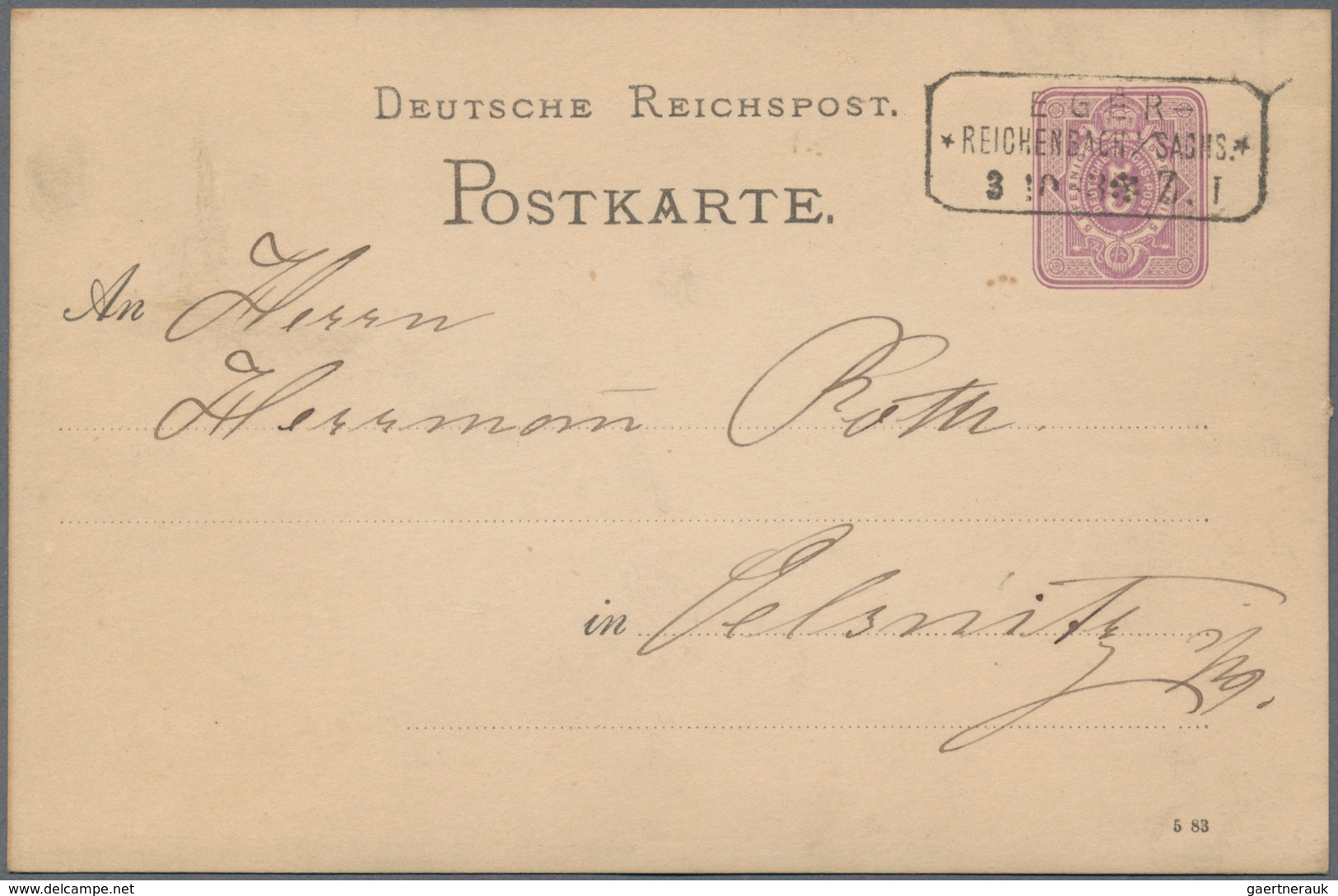 Deutsches Reich: 1880/1900, Dt.Reich Und Etwas Bayern, Reichhaltiger Bestand Von (vorsichtig Geschät - Collections