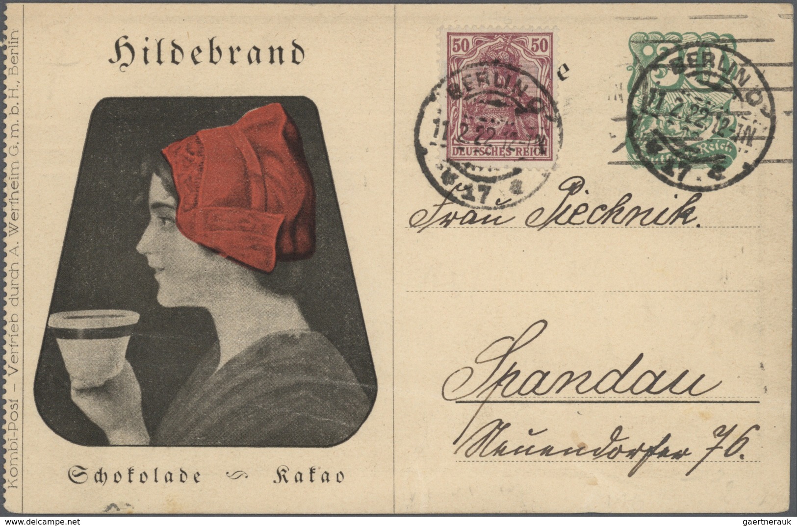 Deutsches Reich - Privatganzsachen: 1910/1932, Umfangreiche Sammlung "Privatganzsachenkarten" Mit Ca - Otros & Sin Clasificación