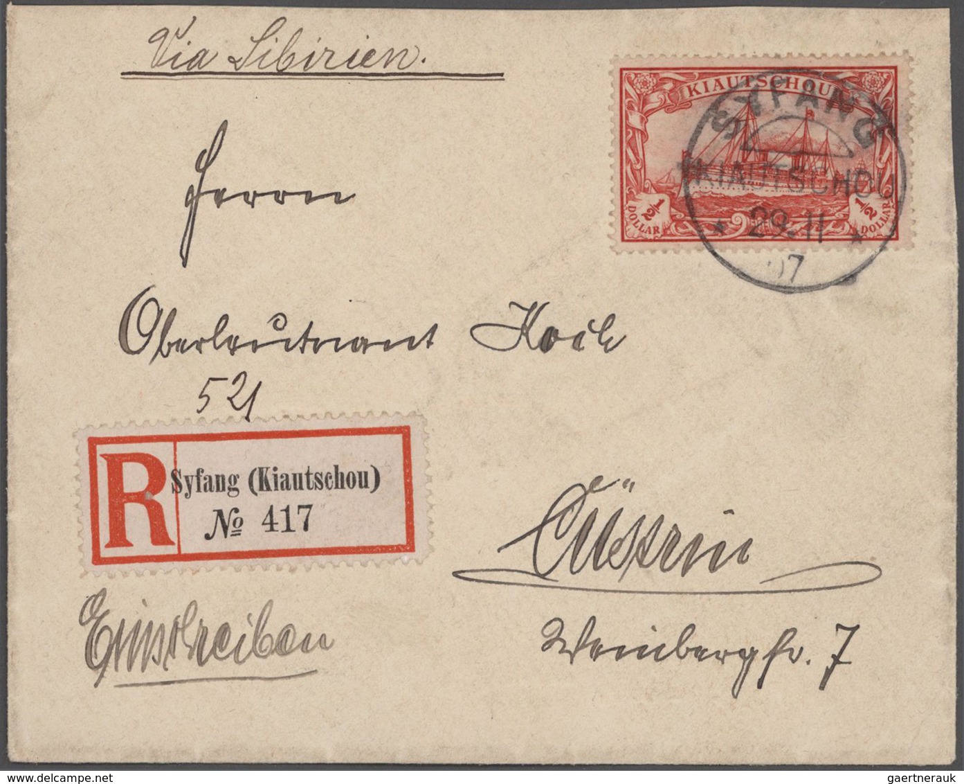 Deutsche Post In China: 1890/1909, Umfangreicher Sammlungsbestand "Dt. Post In China Und Kiautschou" - China (offices)