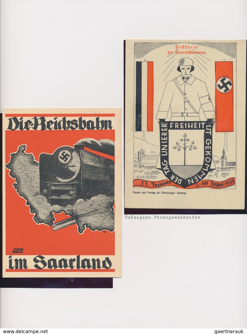 Deutsche Abstimmungsgebiete: Saargebiet: 1588/1959, Umfangreiche und sehr gehaltvolle Sammlung SAARL