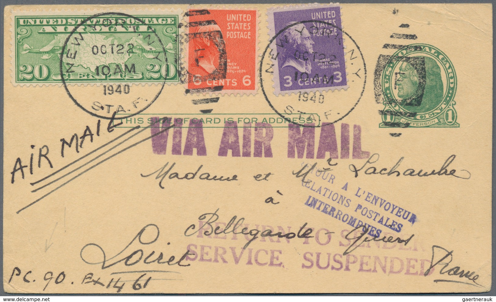 Zensurpost: 1916/1945, Interesting Lot With Ca.120 Censored Covers, Cards And Stationeries, Comprisi - Autres & Non Classés