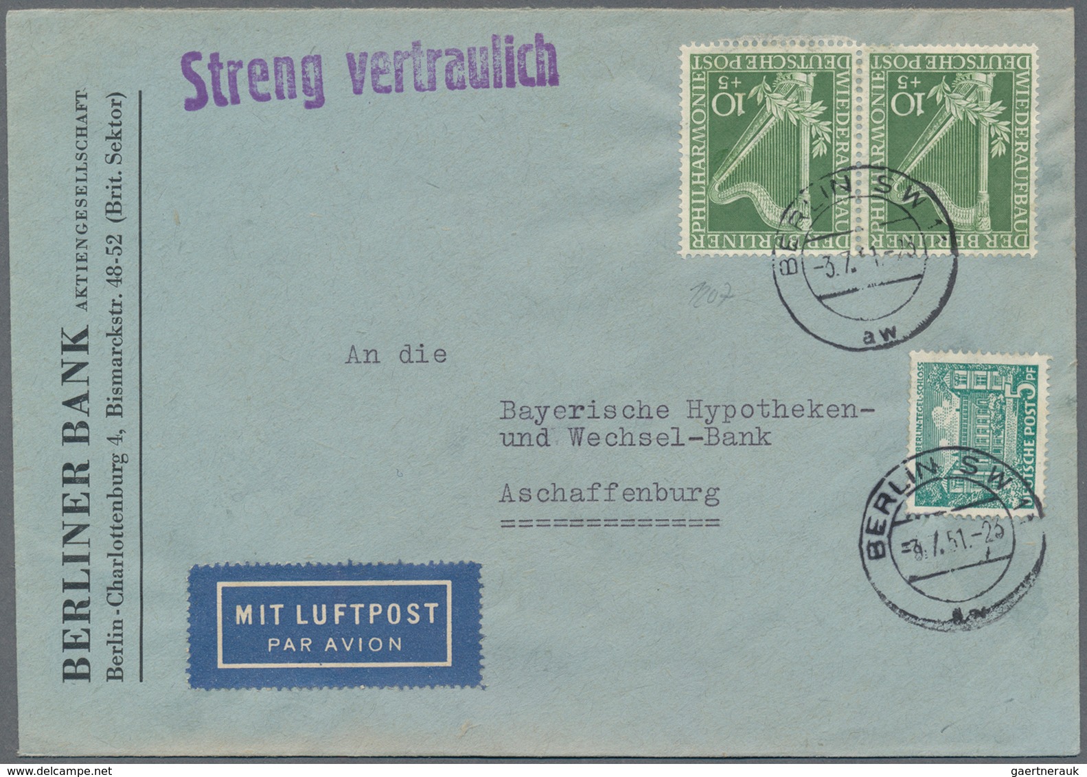 Deutschland Nach 1945: 1946/1955, Interessanter Posten Von Ca. 280 Belegen Aus AM-Post, Kontrollrat, - Collections